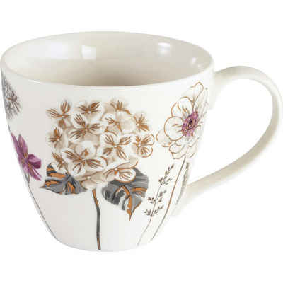 Greengate Tasse Lillith Becher weiss 0,3l, Steingut