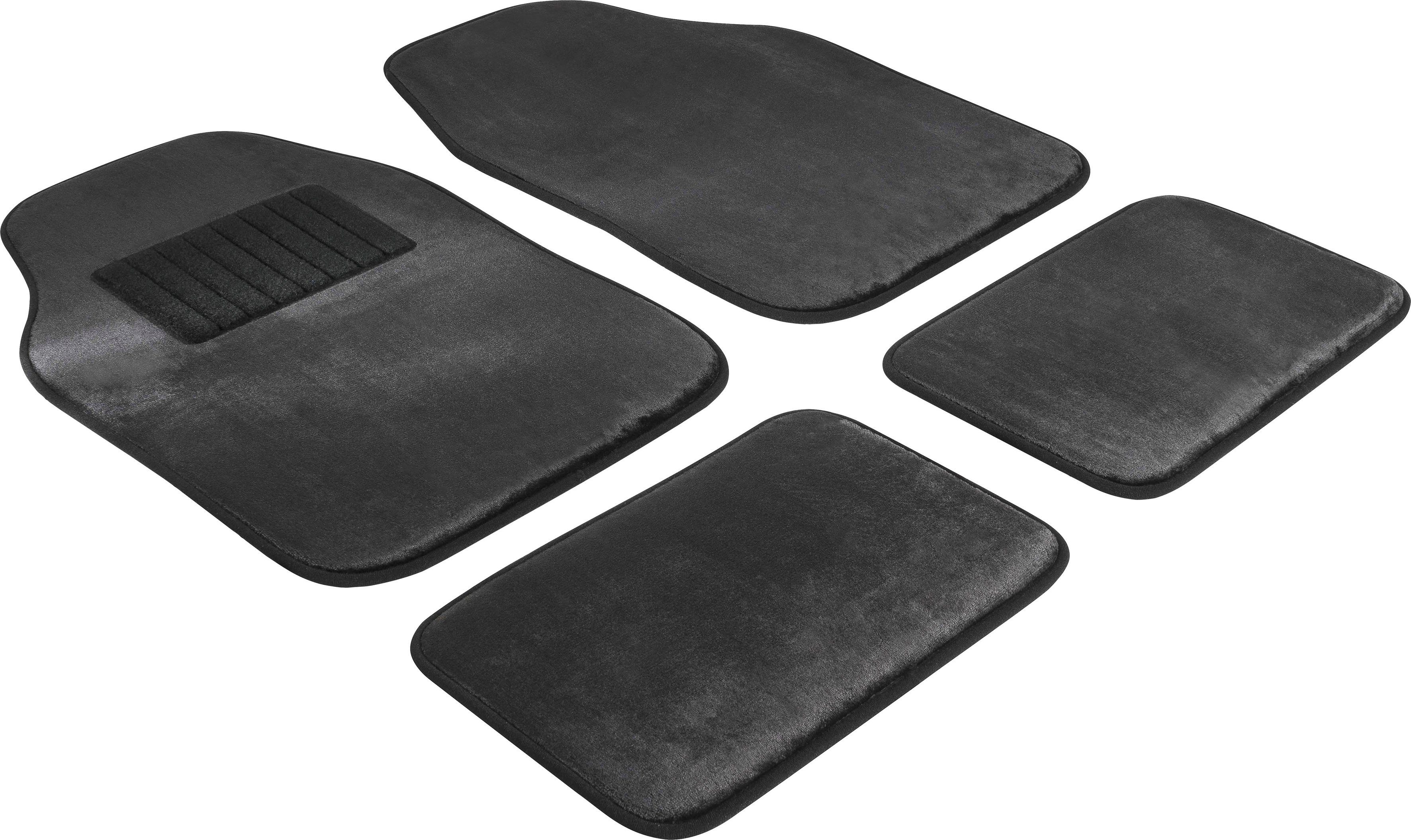 WALSER Auto-Fußmatten Autoteppich Comfort Drive Rückmatten 2 2 Vordermatten, (4 Prem St)