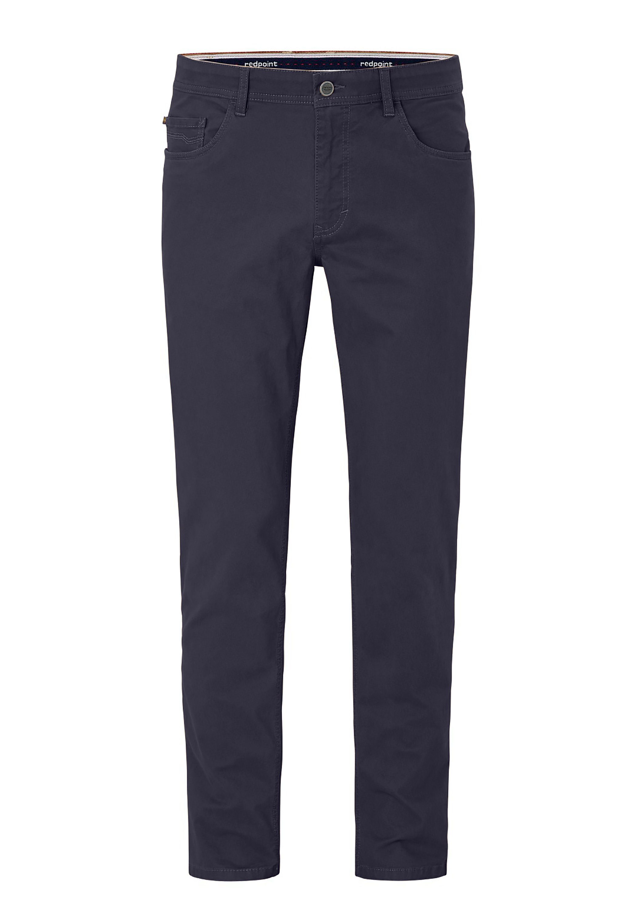 Stoffhose navy 5-Pocket Redpoint Regular Fit mit Stretchanteil Hose MILTON