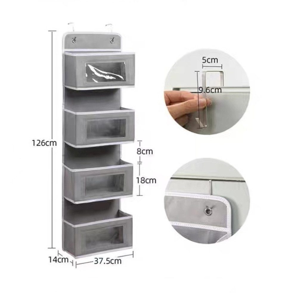 Coonoor Hängeregal Hängeaufbewahrung Organizer mit 5 Netztaschen,Taschen Or günstig online kaufen