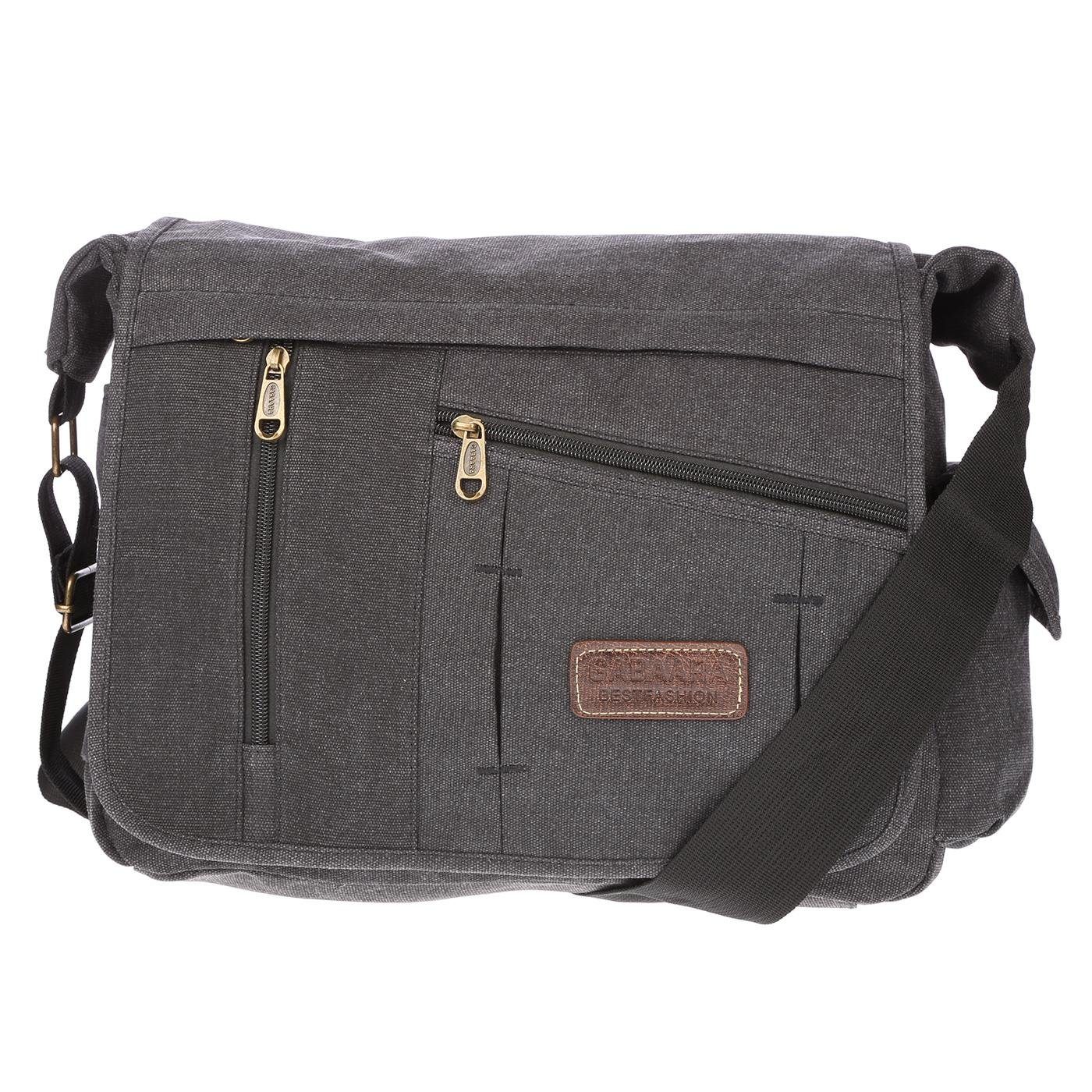 Christian Wippermann Businesstasche Große XL Herren Damen Tasche Umhängetasche Canvas Bag (1 tlg), Messenger