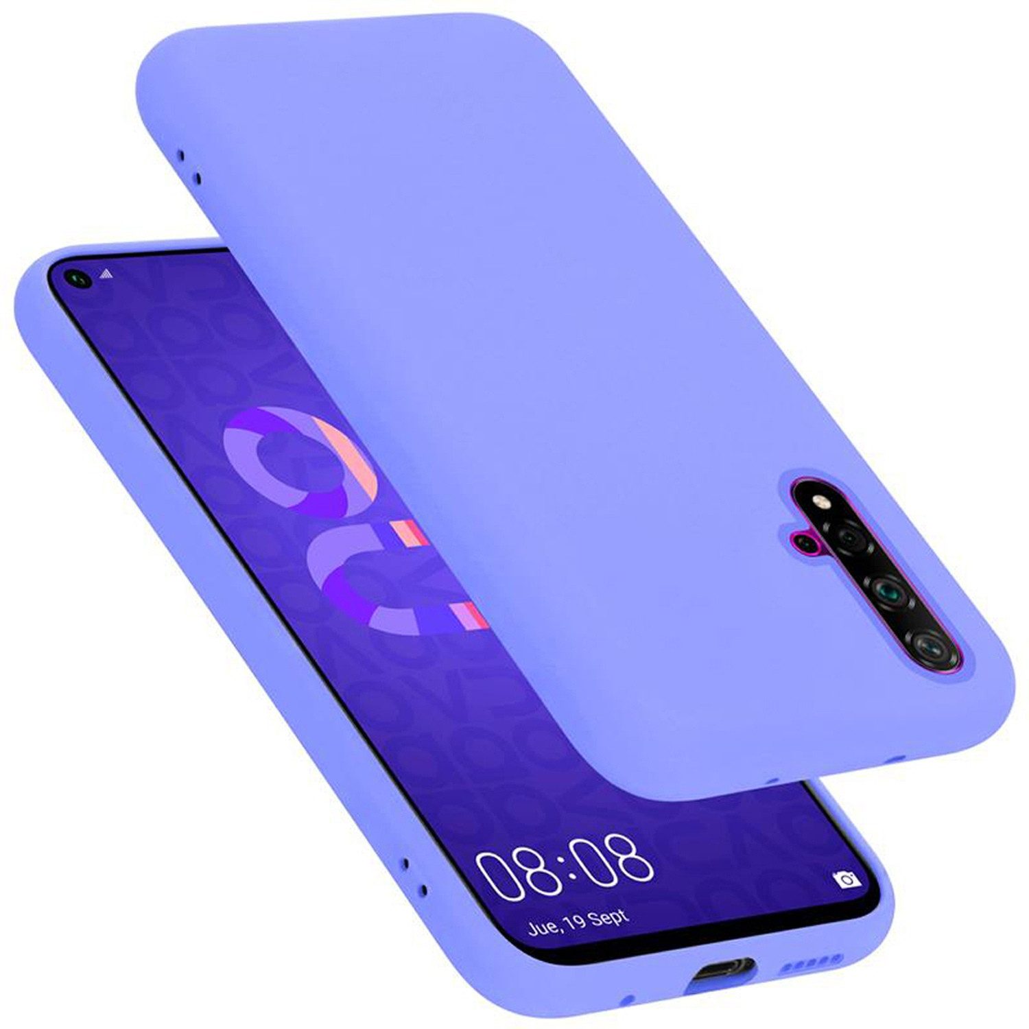 Cadorabo Handyhülle für Honor 20 / 20S / Huawei NOVA 5T Hülle Honor 20 / 20S / Huawei NOVA 5T, Flexible Hülle TPU Silikon Schutzhülle Back Cover Case