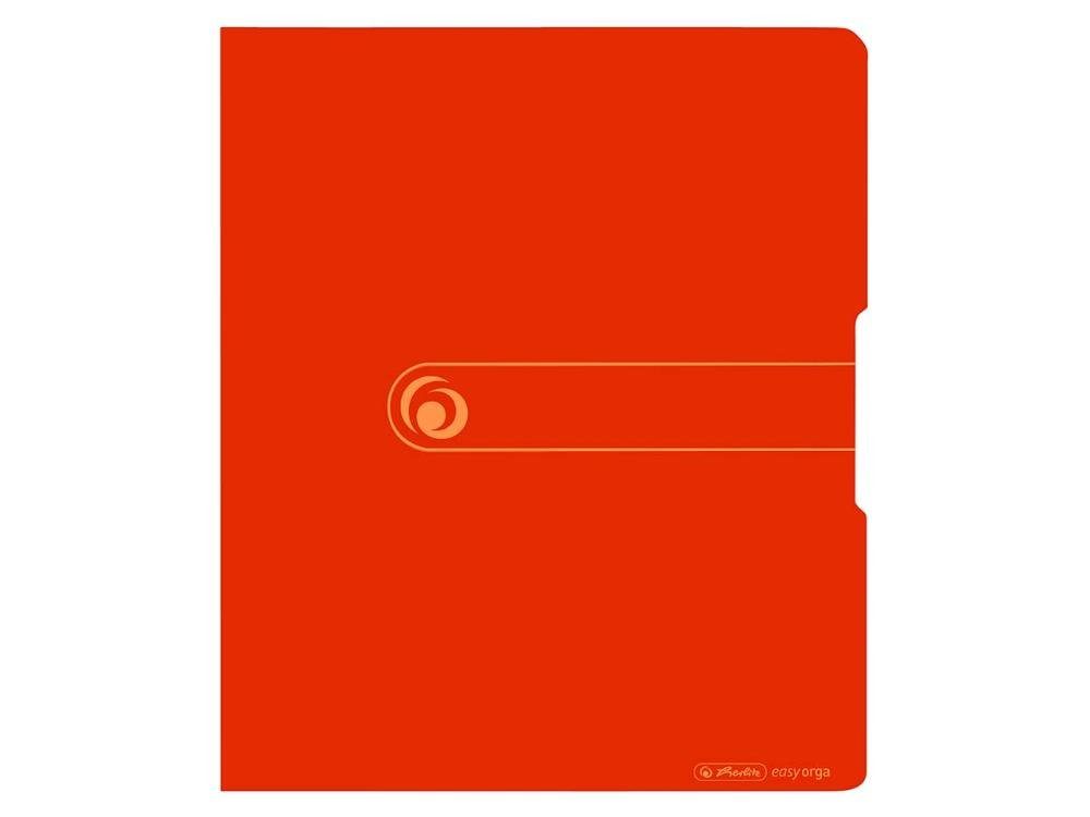 Ringbuch orange Aktenordner DI aus mit Ringen, Herlitz 2 herlitz Recycling-PP