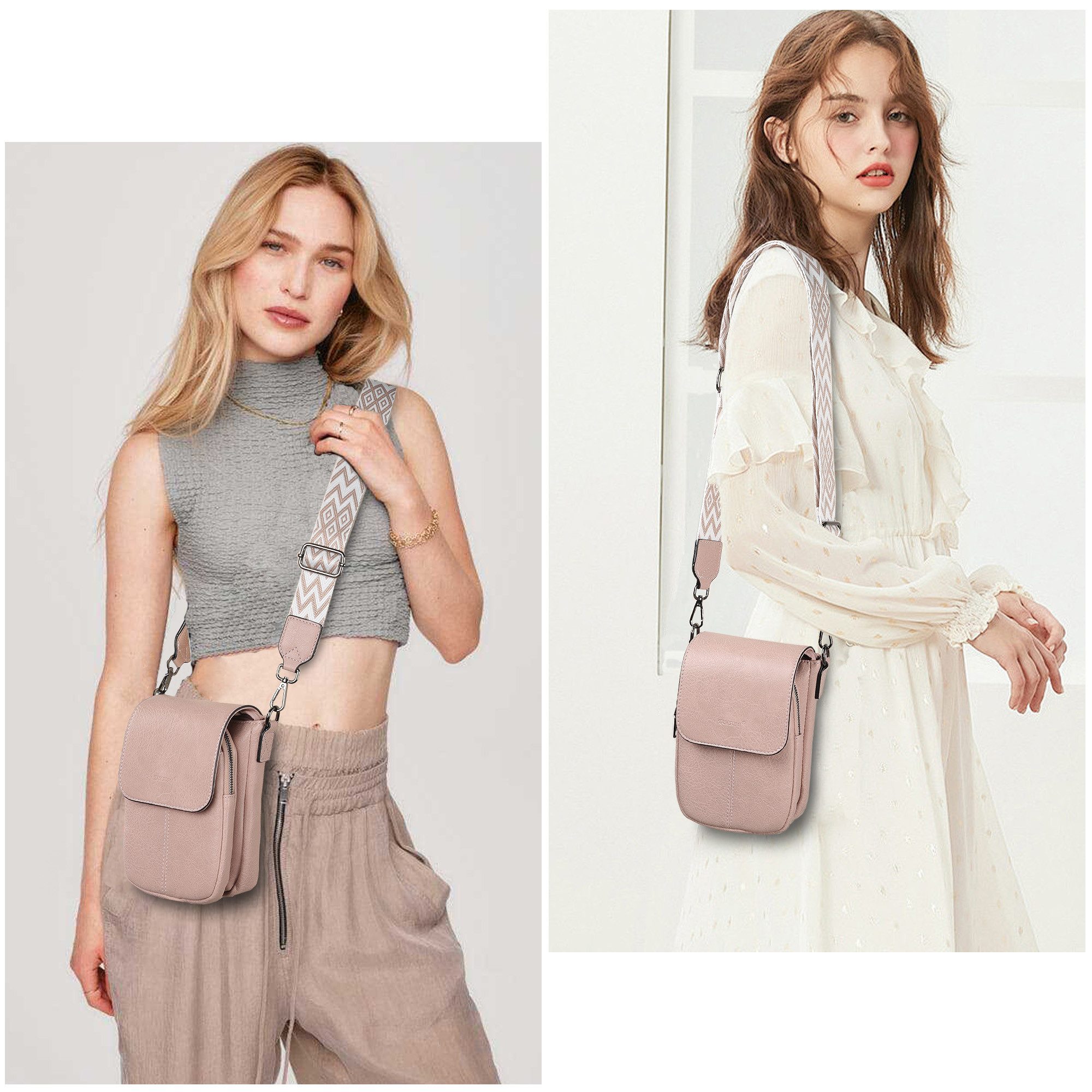 TAN.TOMI Umhängetasche Damen Handy Crossbody Bag Handytasche zum Umhängen Damen Klein, Ciryrucksack damen, für Pendeln Reise Campus Sport Rucksäcke
