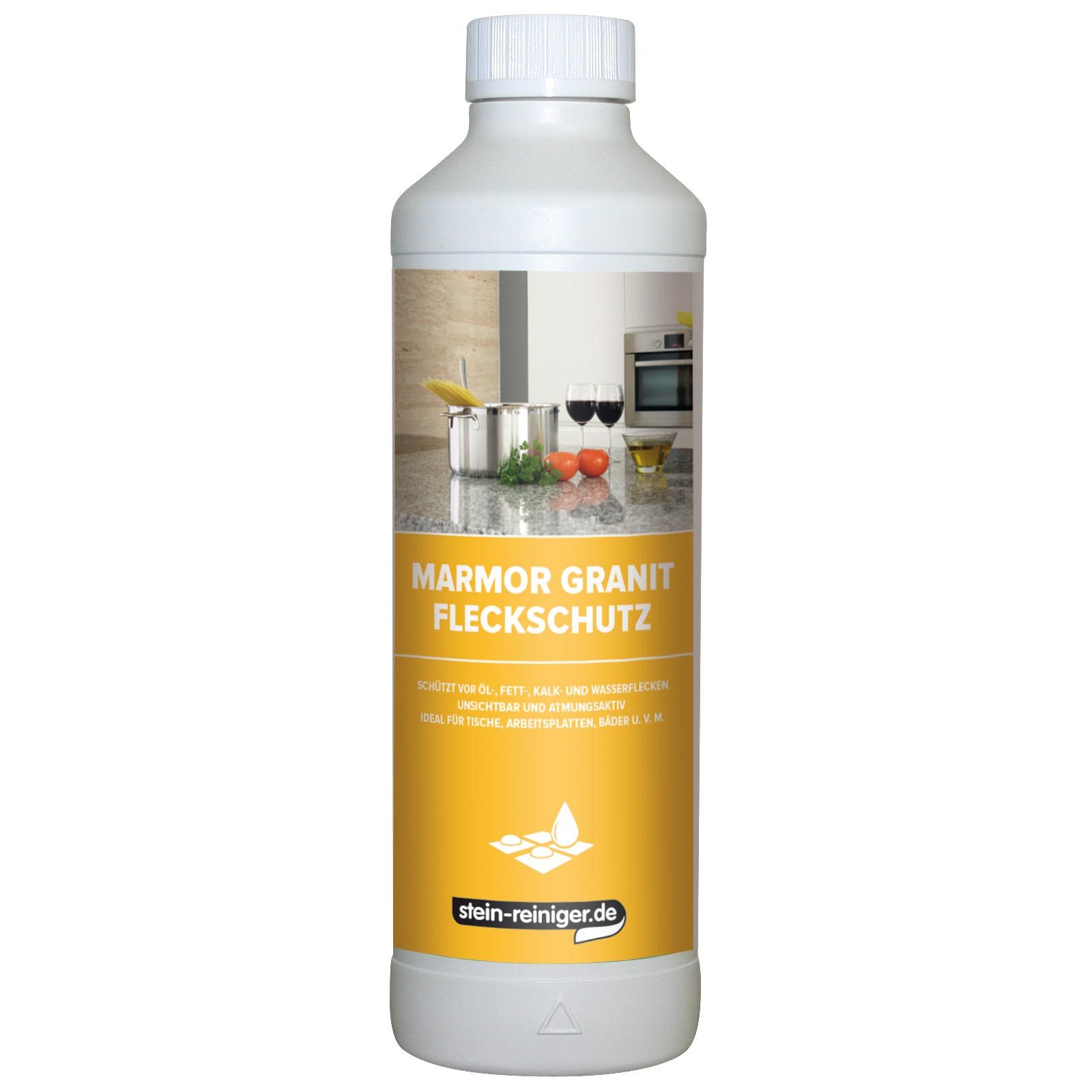 stein-reiniger.de Imprägnierung Marmor und Granit Fleckschutz 500 ml, Schutzmittel Naturstein-Imprägnierung