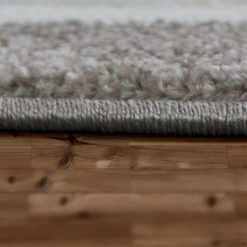 Kinderteppich Runder Teppich Kinderzimmer Bauernhof Tiere Pastell In Beige, TT Home, rund, Höhe: 16 mm