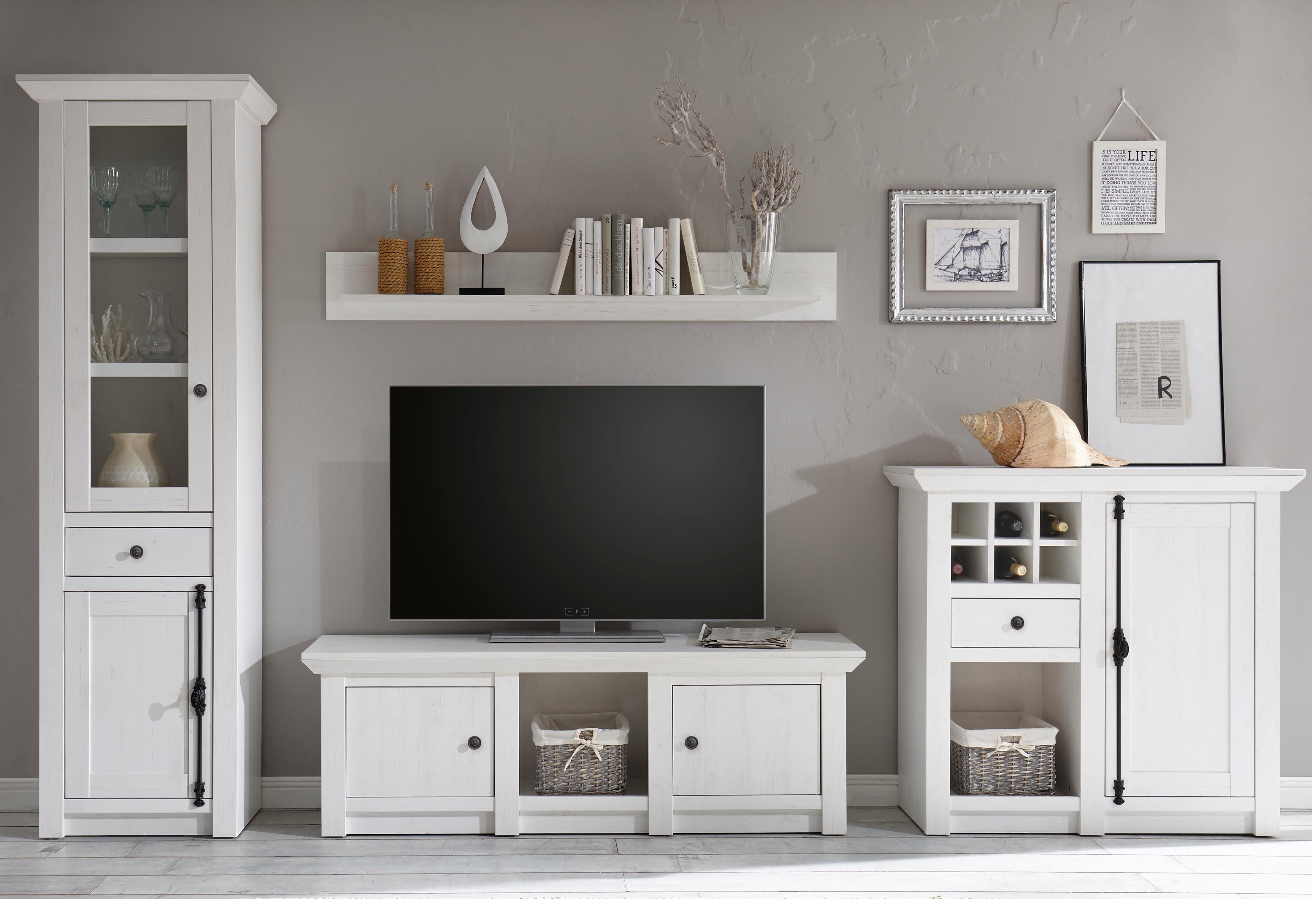 Home affaire Wohnwand California, (Set, 4-St), bestehend aus Standregal, Lo günstig online kaufen