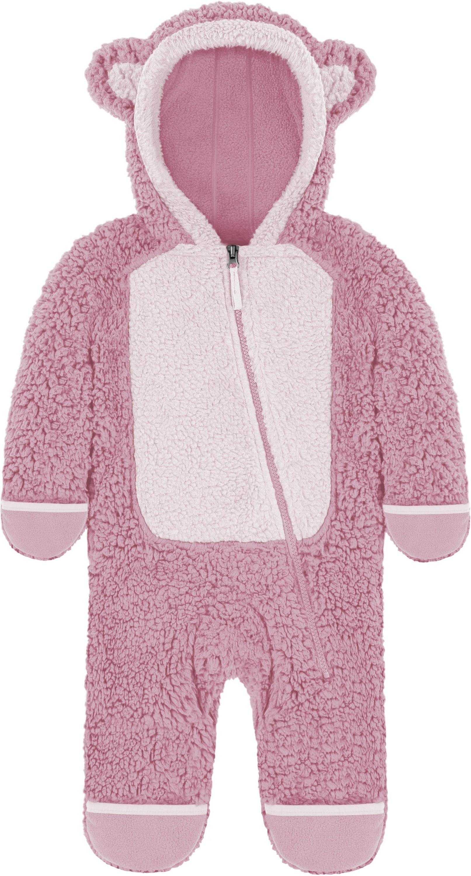 normani Fleeceoverall Kinder Teddy Overall Balivanich Baby Overall Strampler mit Kapuze für Junge und Mädchen