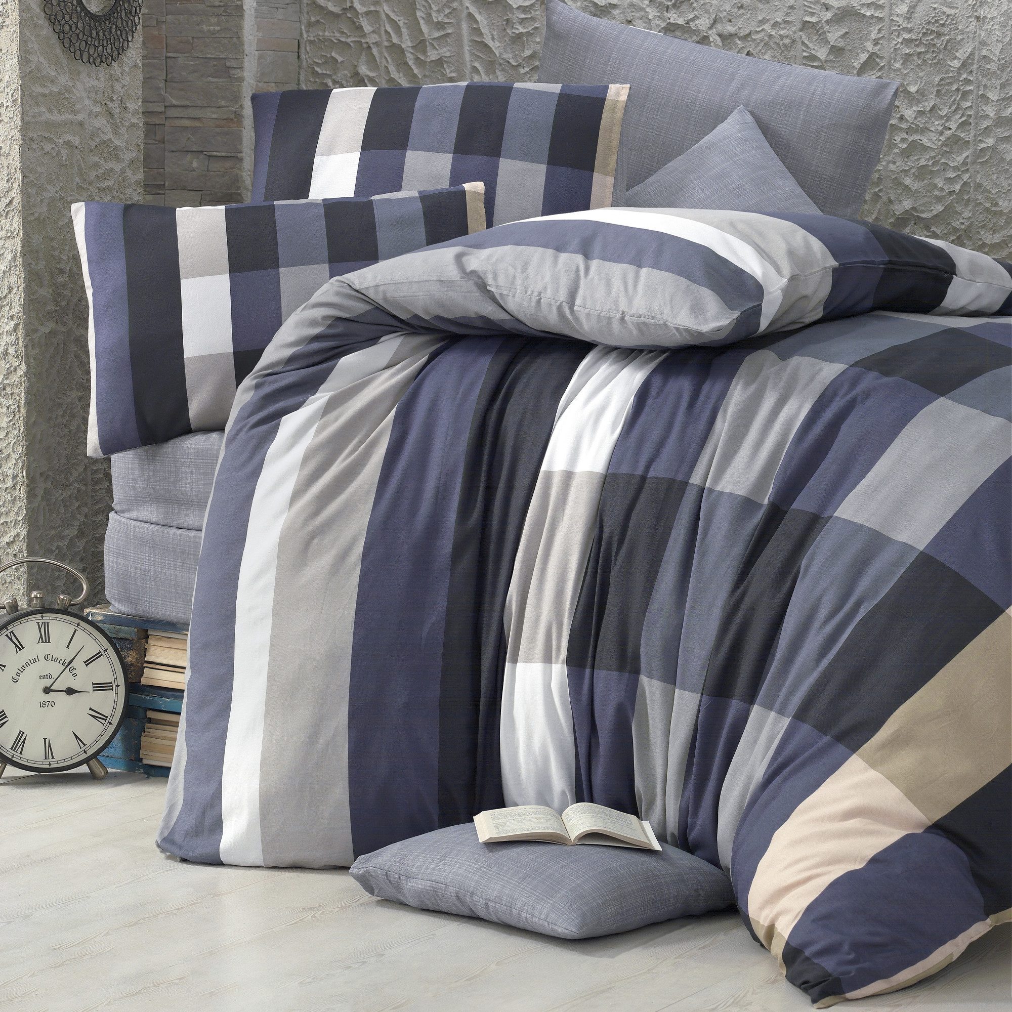 Victoria Home Bettbezug 2tlg. Bettwäsche 135x200 günstig online kaufen