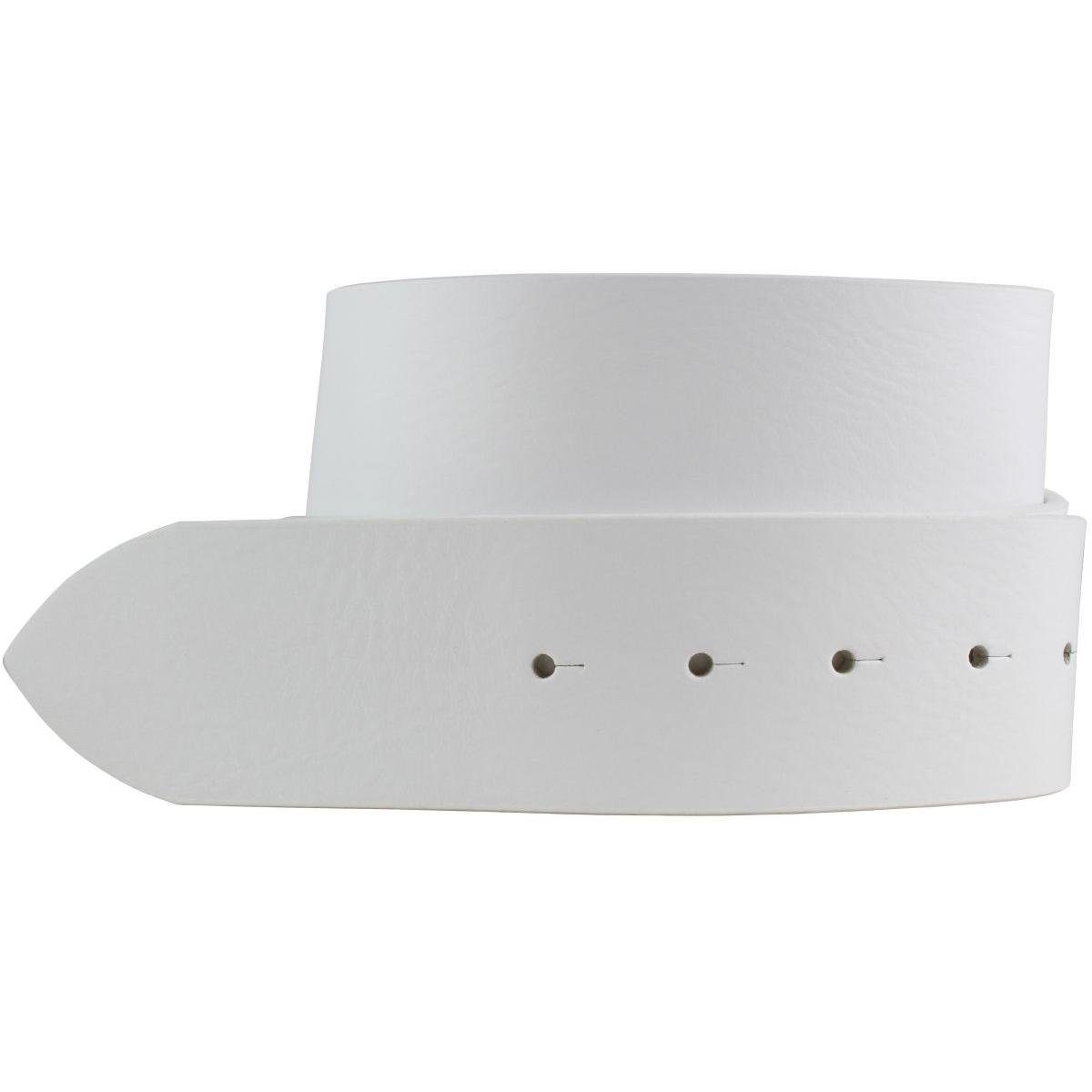 Ledergürtel Gürtel aus Vollrindleder ohne Schnalle 5 cm - Ledergürtel für Damen He