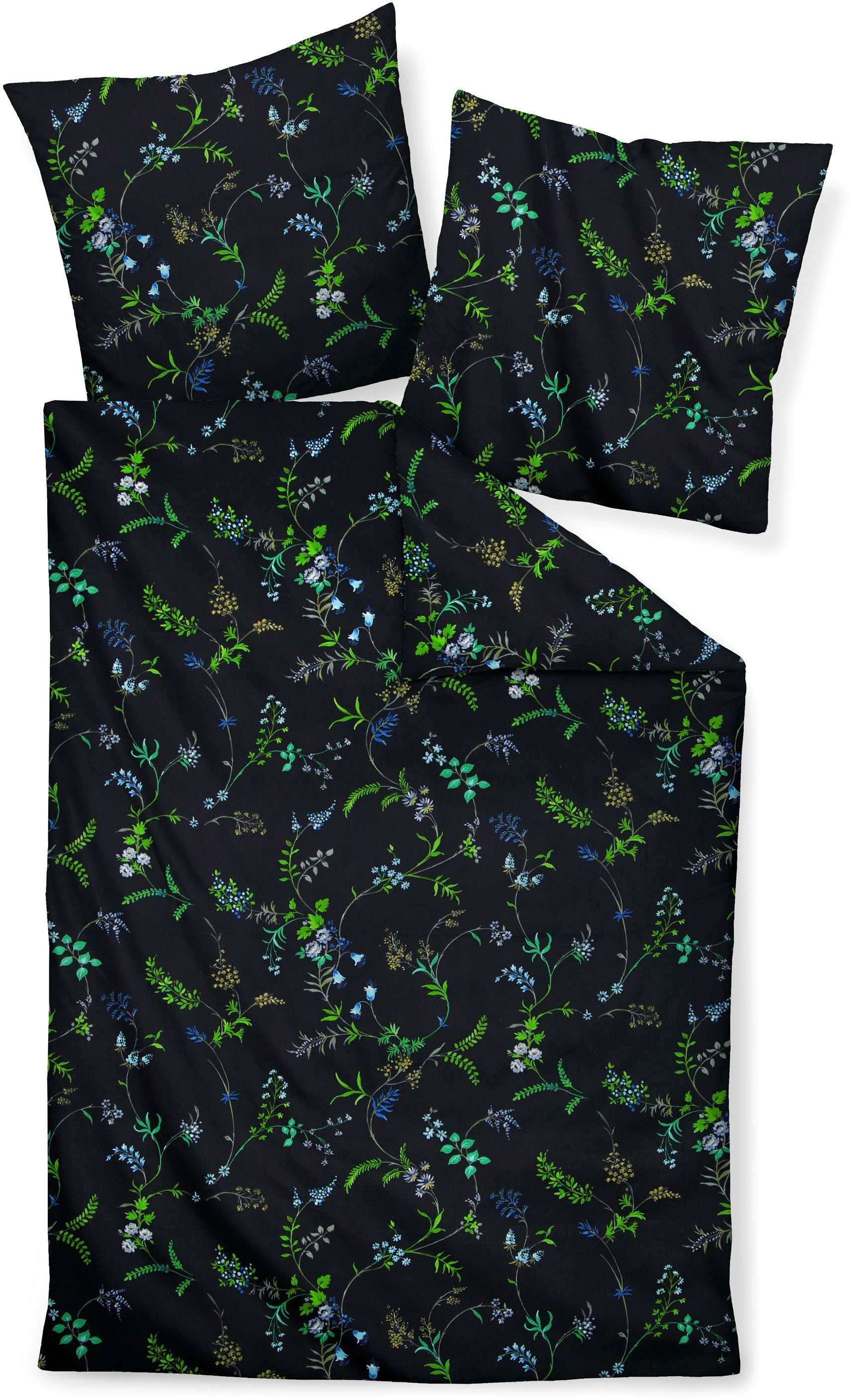 Janine Bettwäsche Mako-Satin98094 08, Mako-Satin, mit Reißverschluss