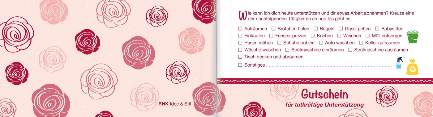 Thumbnail - RNK Verlag Notizheft Gutscheinheft / "12 Gutscheine für die beste Mama"