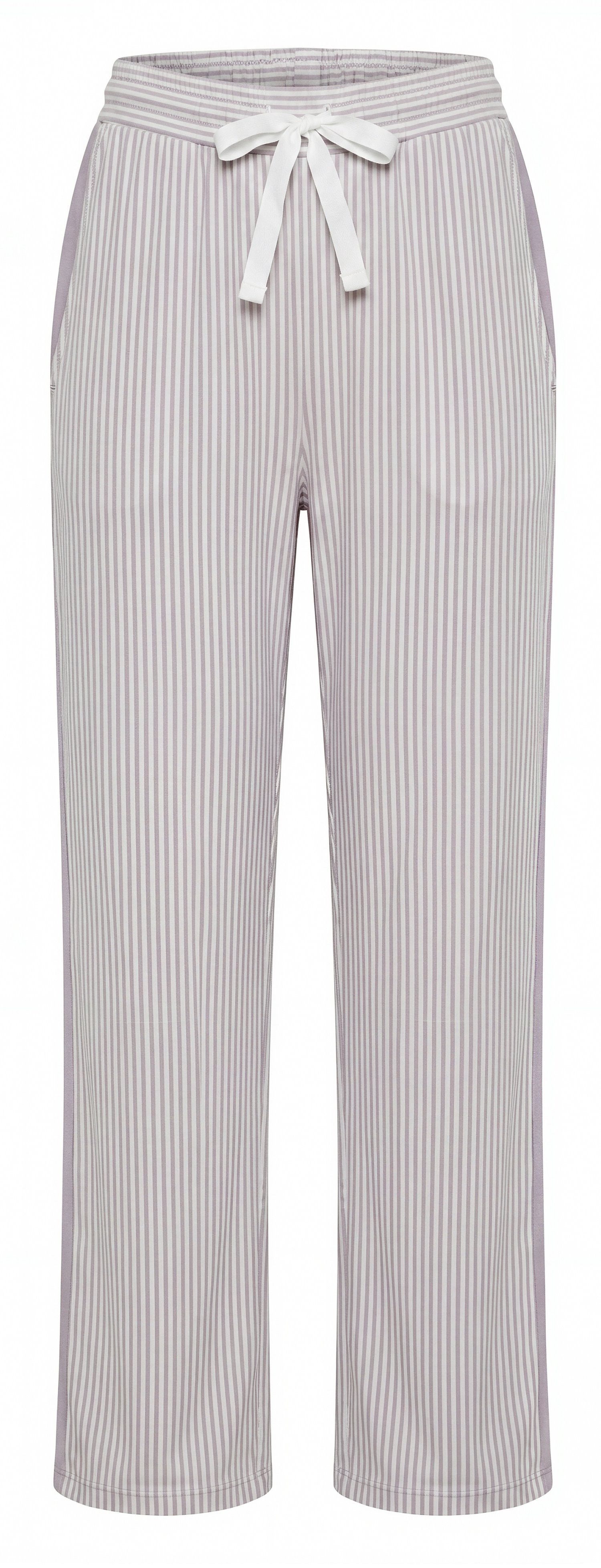 By Louise Pyjamahose Damen Schlafanzughose modisch (1-tlg) Baumwolle