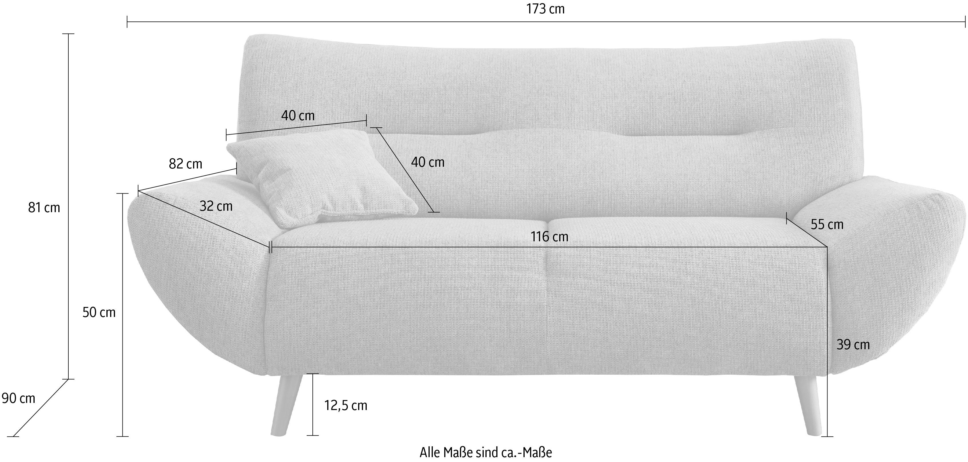 2-Sitzer 3-, Sessel frei stellbar, INOSIGN im Drago, & 2-Sitzer Raum versch. verfügbar Stoffe,