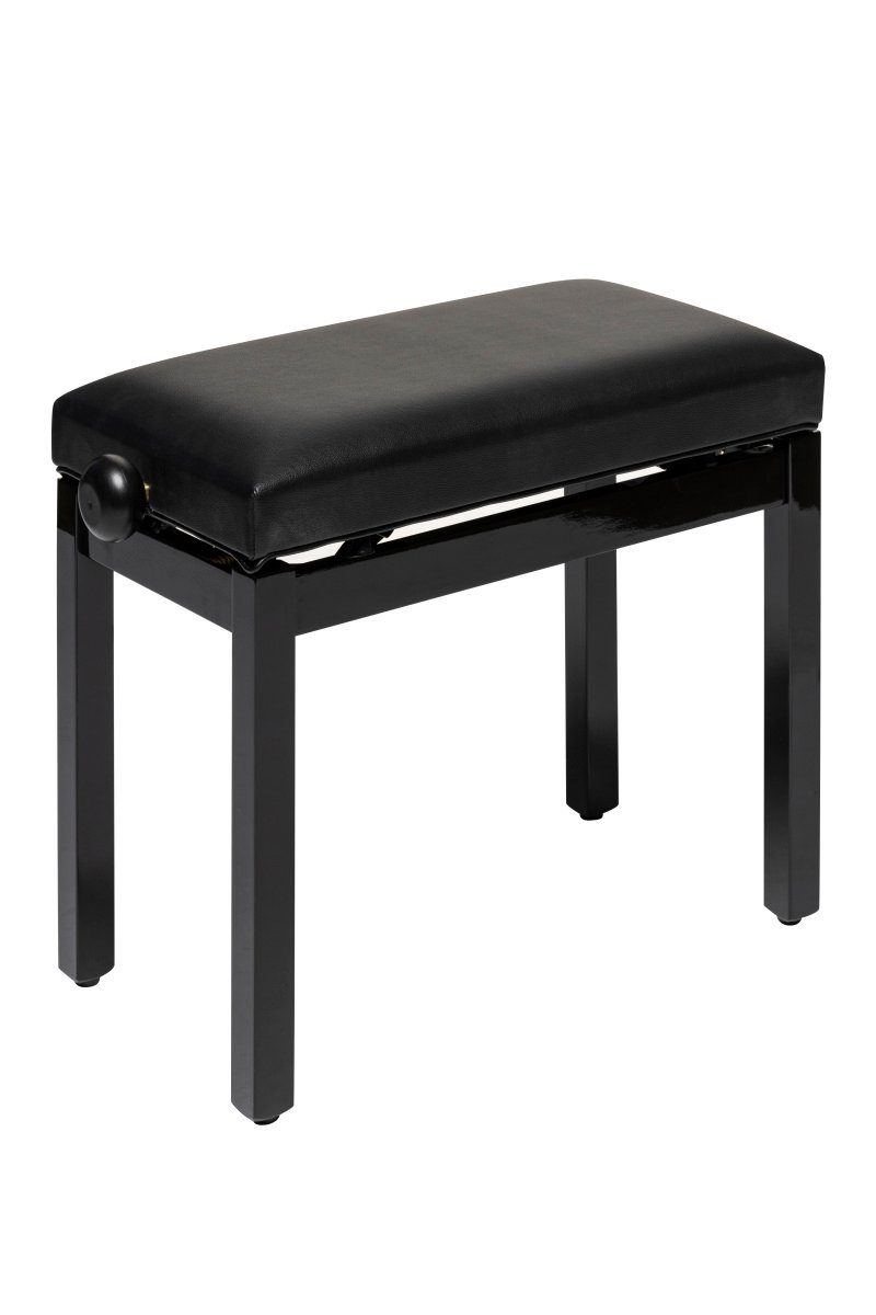 Stagg Klavierbank Klavierbank, hochglänzend, schwarz, mit Vinylbezug in schwarz | Sitzbänke