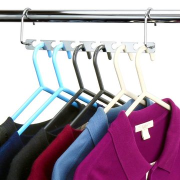 H&S Wandhaken 6-in-1 Metall-Kleiderbügel für Hosen und Hemden mit Mehrfachfunktion, 6-in-1 Metall-Mehrfachkleiderbügel für Hosen und Hemden
