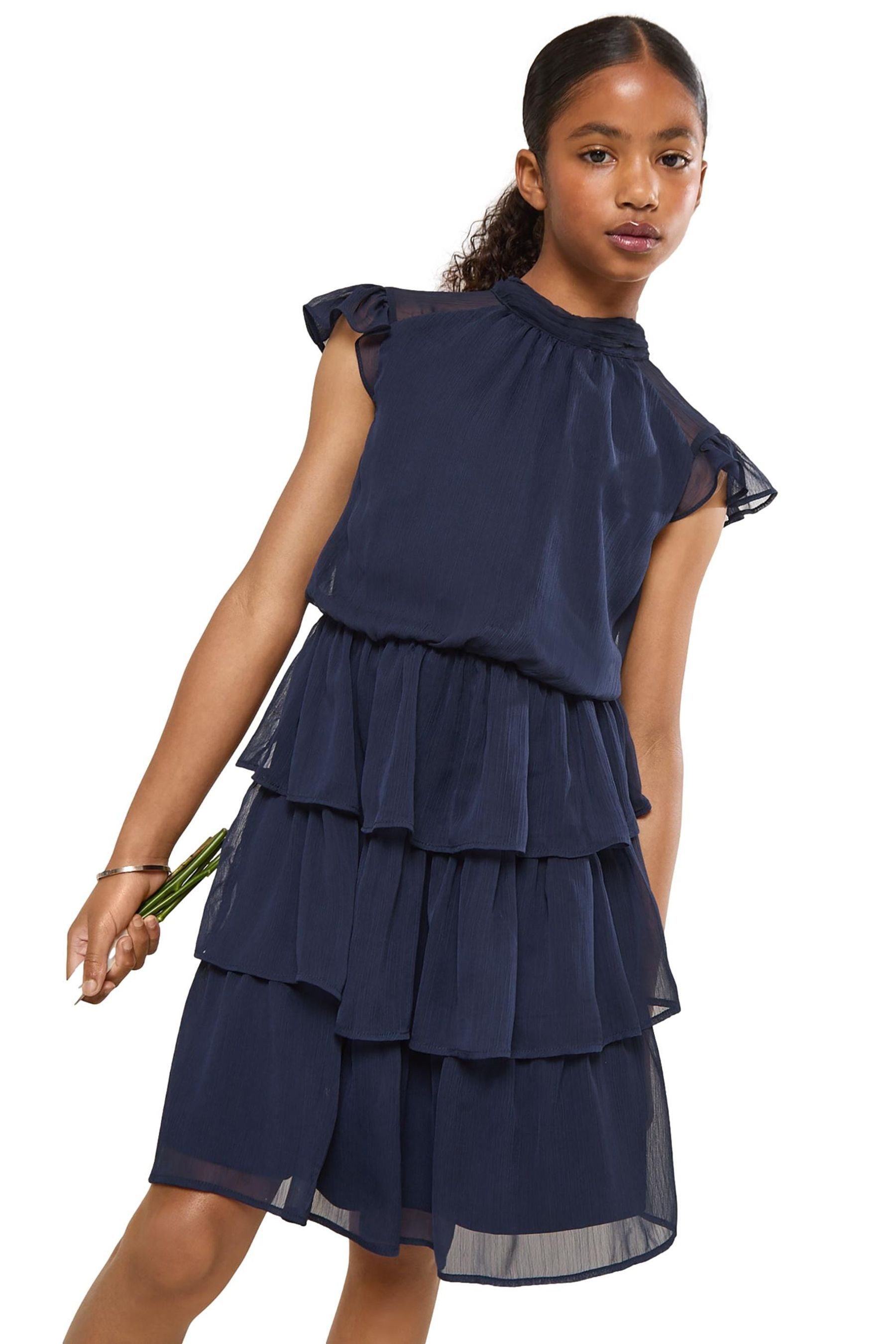 LIPSY Partykleid Lipsy festliches, gestuftes Neckholder-Kleid (1-tlg)