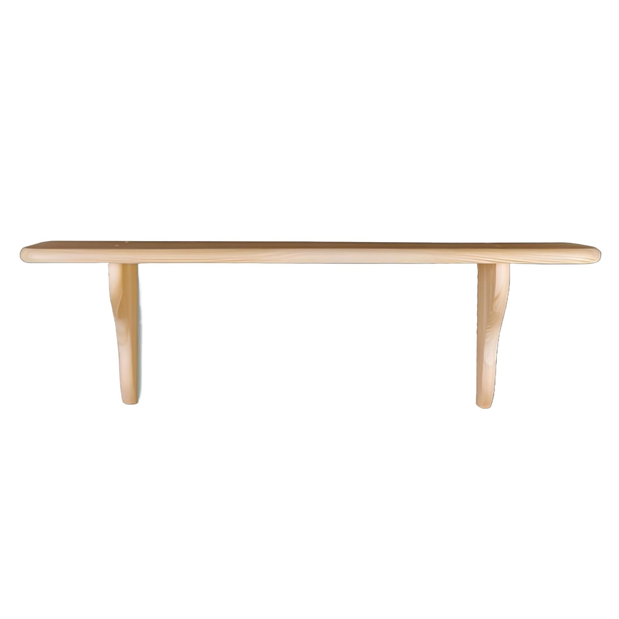 Xlmoebel Wandregal Handgefertigtes Vollholz Wandmöbelstück - einzigartiges Design, Hergestellt in Europa