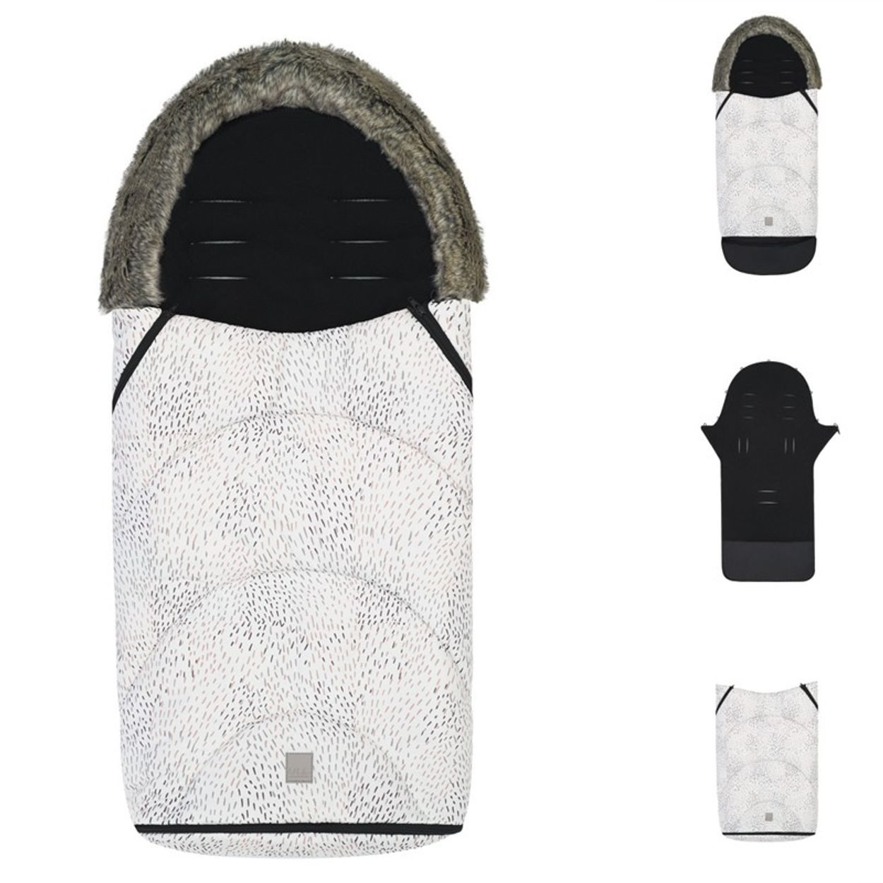 Kikkaboo Fußsack Fußsack Trendy Kinderwagen (1-tlg), Öffnung am Fußbereich, Reißverschluss