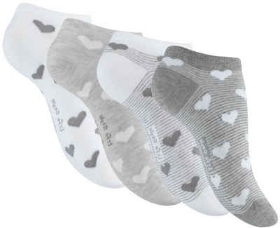 Reslad Sneakersocken »Damen Motiv Socken (8 x Paar) süße Söckchen für« (8-Paar) Sneakersocken Füßlinge Damensocken