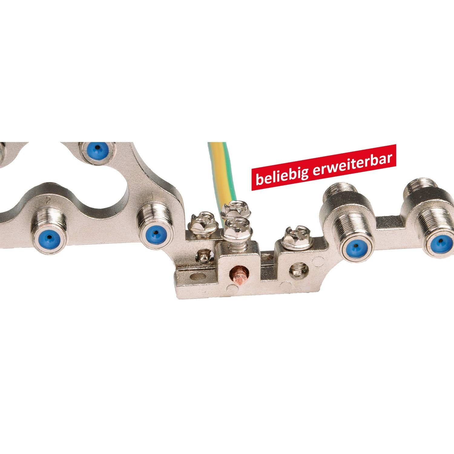 DUR-line DUR-line DEB 4 Guss - Erdungsblock SAT-Kabel