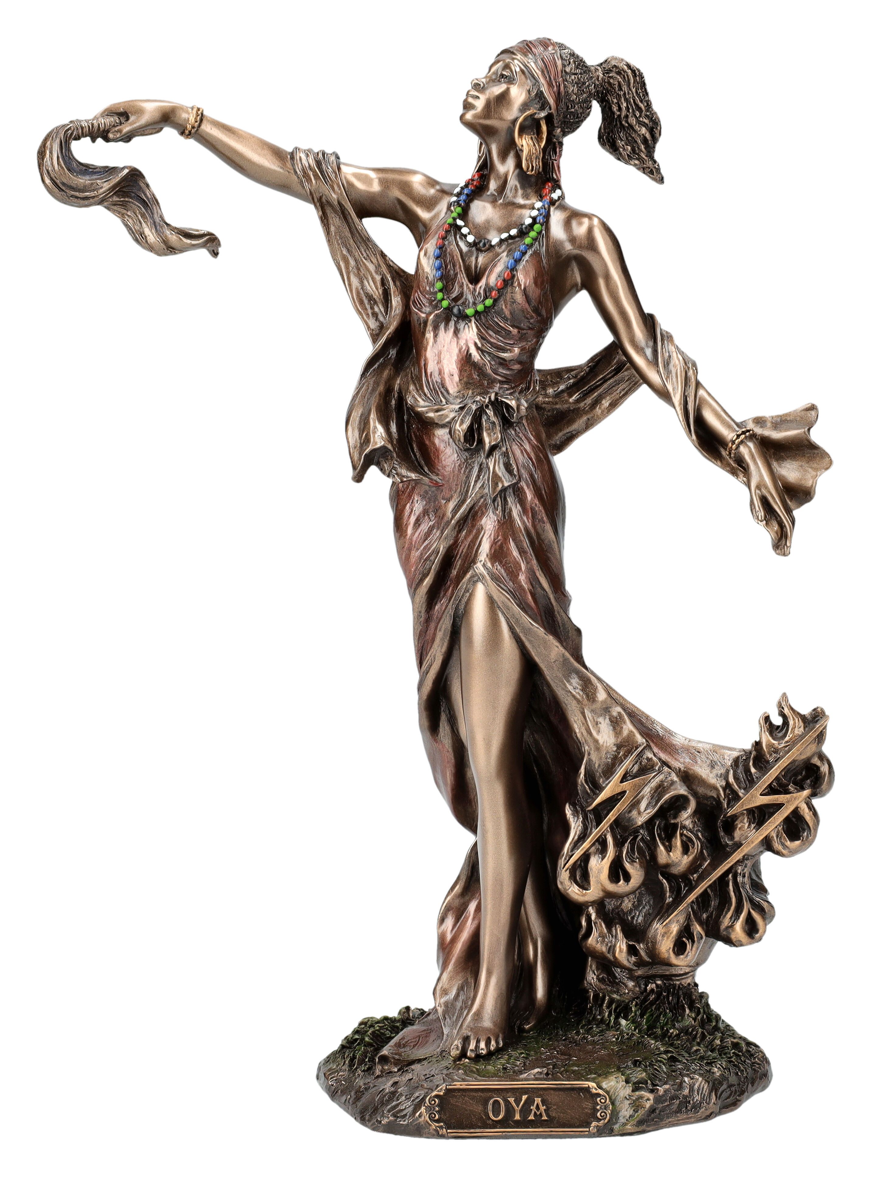 Dekofigur Oya Figur - Yoruba Göttin der Stürme - Veronese Dekoration Götterfigur