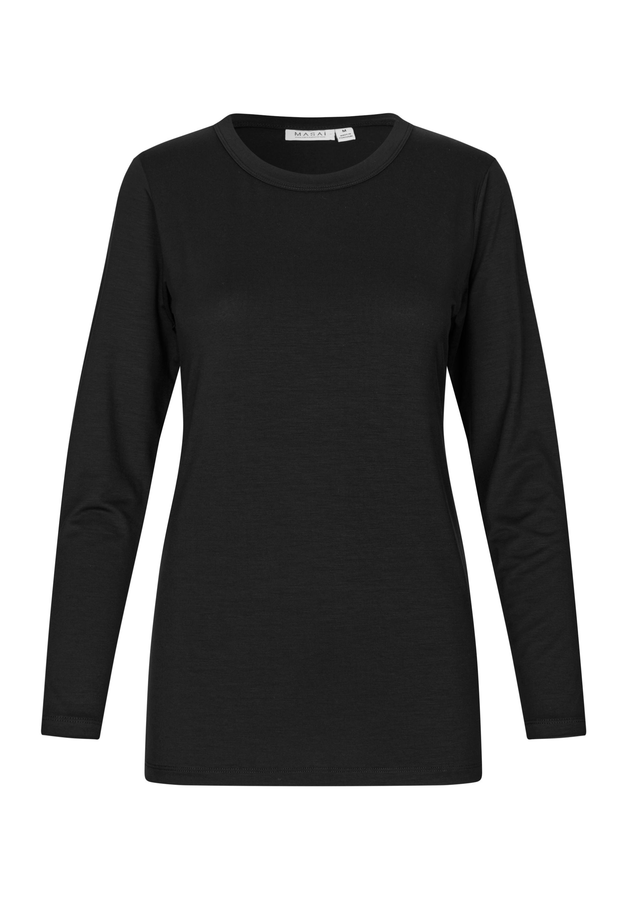 Masai Langarmbluse MaDoritla superweichem Jersey mit Lyocell, viel Stretch