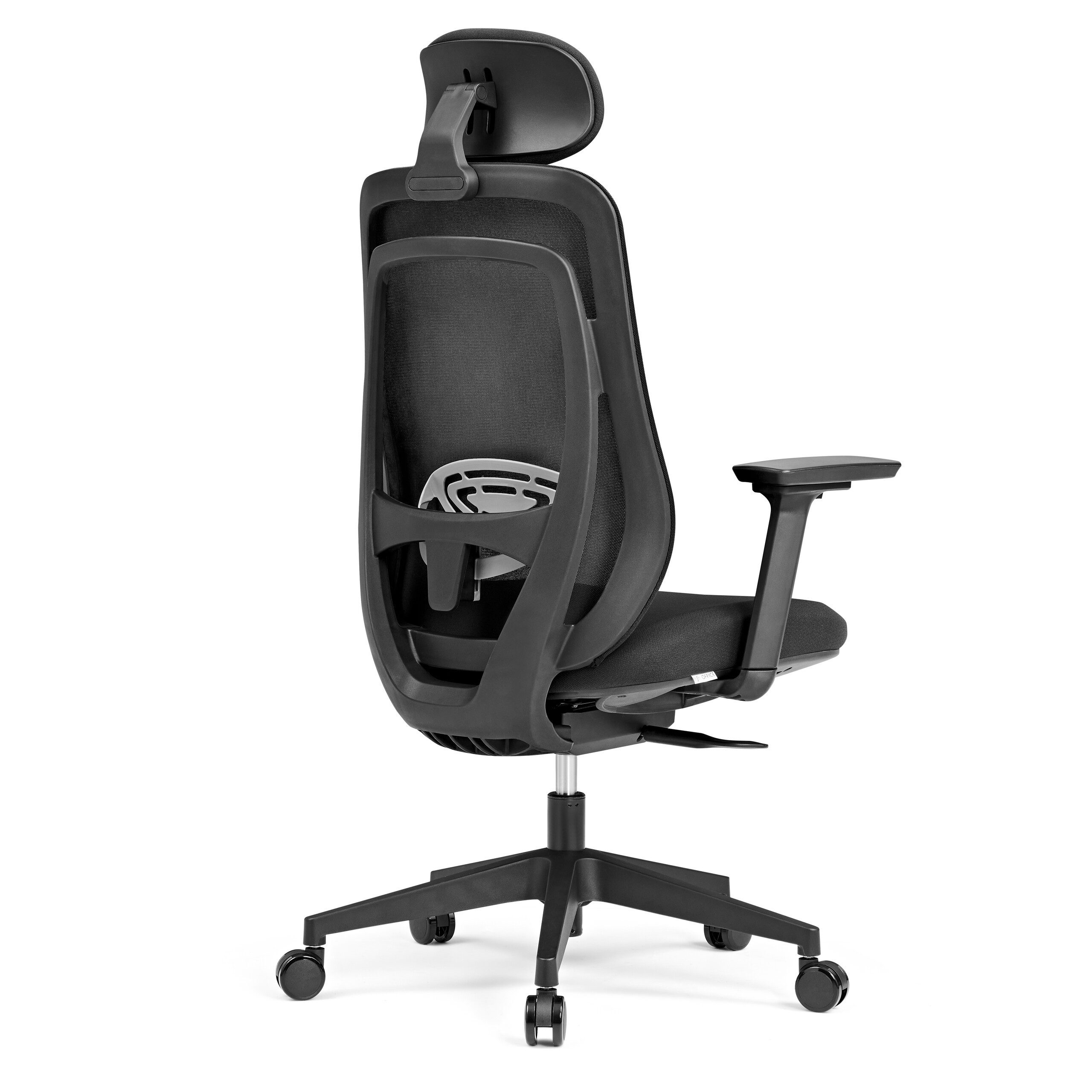 hjh OFFICE Drehstuhl Profi Bürostuhl Vivadapt Stoff / Netzstoff (1 St), Ergonomischer Chefsessel, Schreibtischstuhl höhenverstellbar – Bild 5 von 5