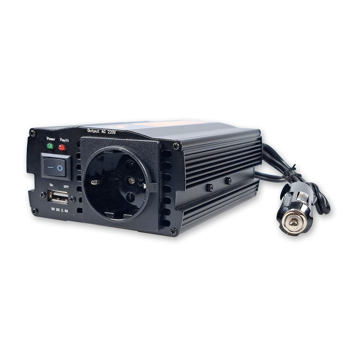 Impulse Innovation Wechselrichter Wechselrichter 12V auf 230V 150W/300W mit USB und KFZ-Stecker – Bild 2 von 5