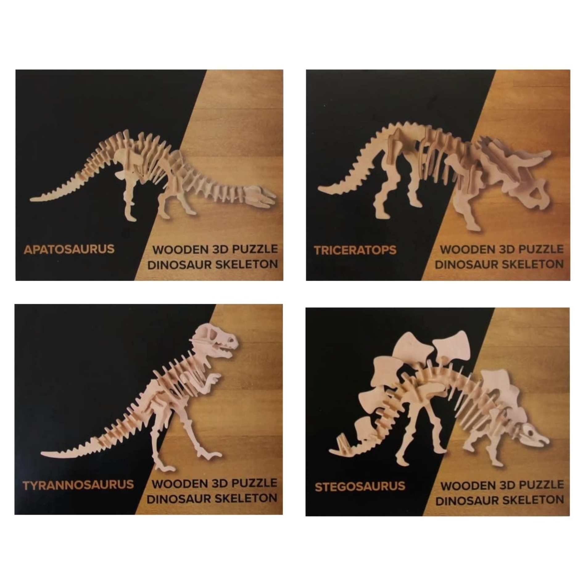 3D 4er 3D-Puzzle Holzpuzzle Puzzleteile Puzzle, 131 Dinosaurier Kinder Bing Set Bada Dino