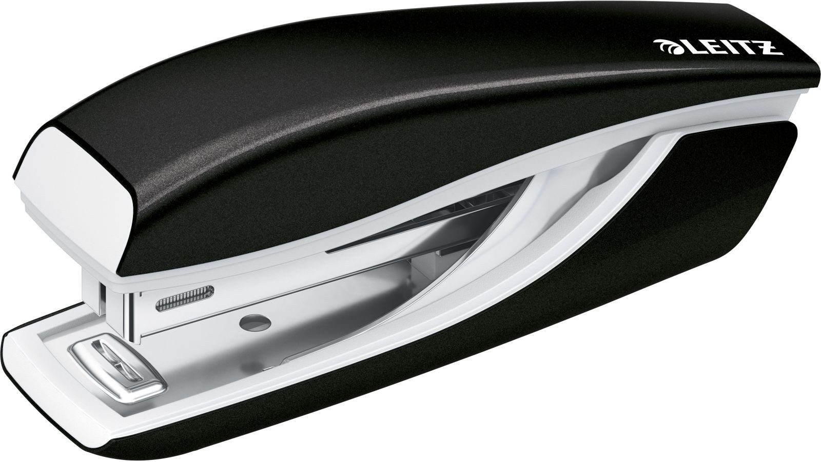 LEITZ Heftgerät Heftgerät Mini NeXXt Wow 10 Blatt schwarz (12 Stück)