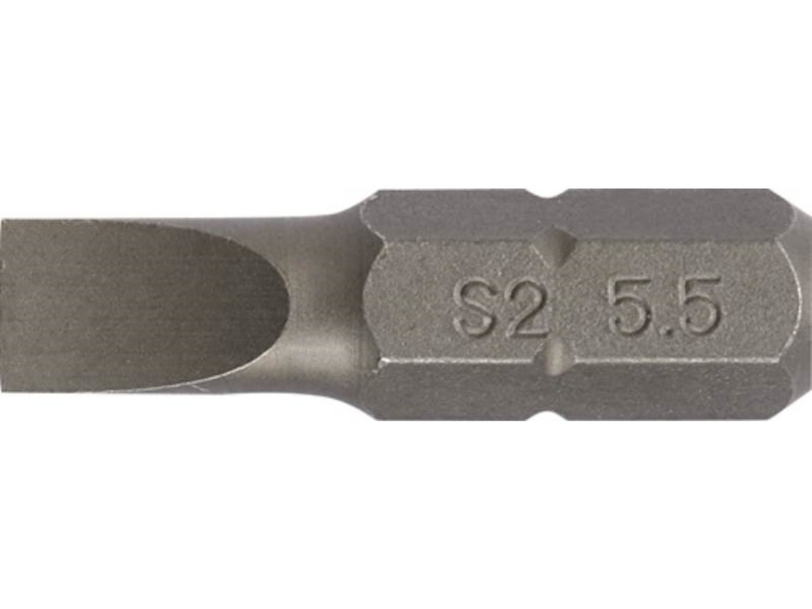 PROMAT Schraube 10er Pack Bit f.Schlitzschrauben 5,5mm L.25mm 1/4 Zoll C6,3 Schneidens