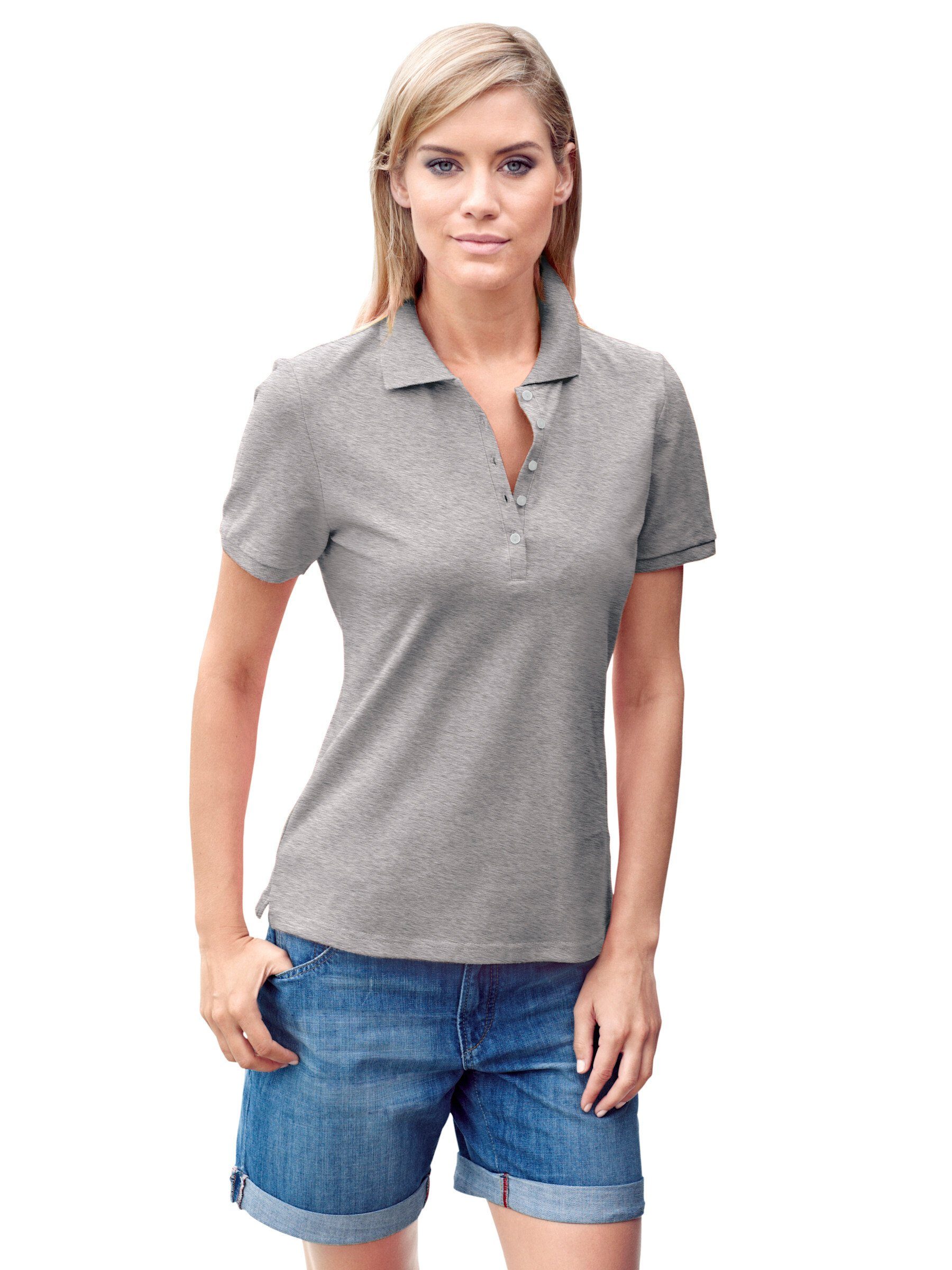 heine T-Shirt Poloshirt Kurzarm