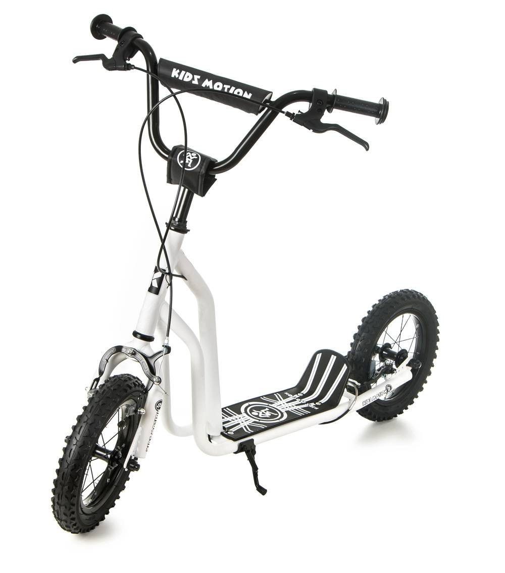 HyperMotion Scooter Roller VIVA 12, aufblasbare Räder 30 cm, Weiß, 15km top speed