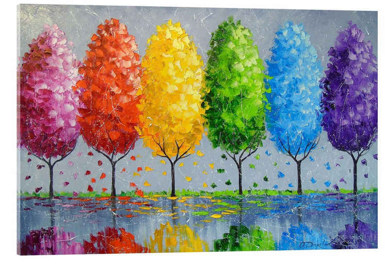 Posterlounge Acrylglasbild Olha Darchuk, Jeder Baum ist besonders, Malerei