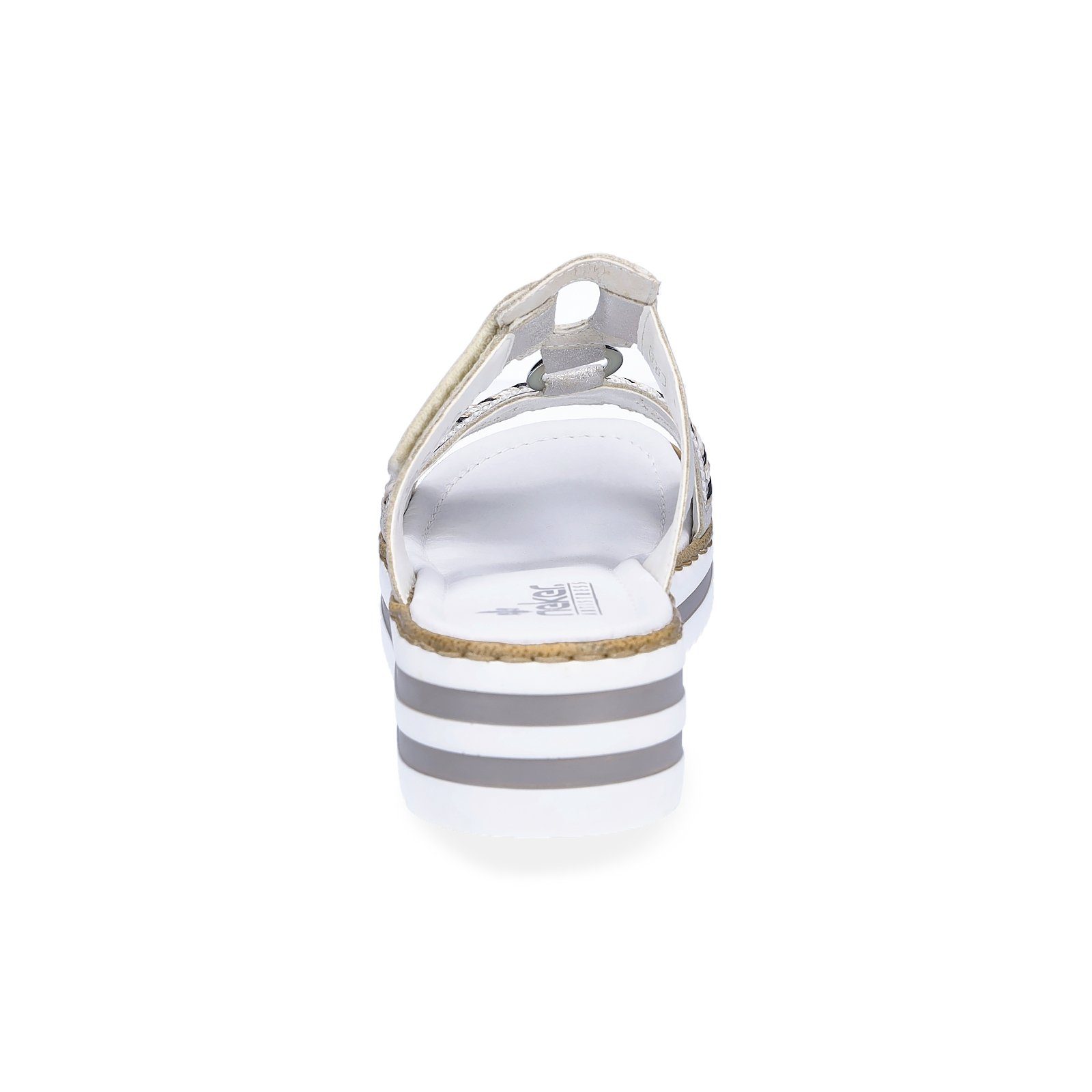 Rieker Rieker Damen Pantolette silber Pantolette