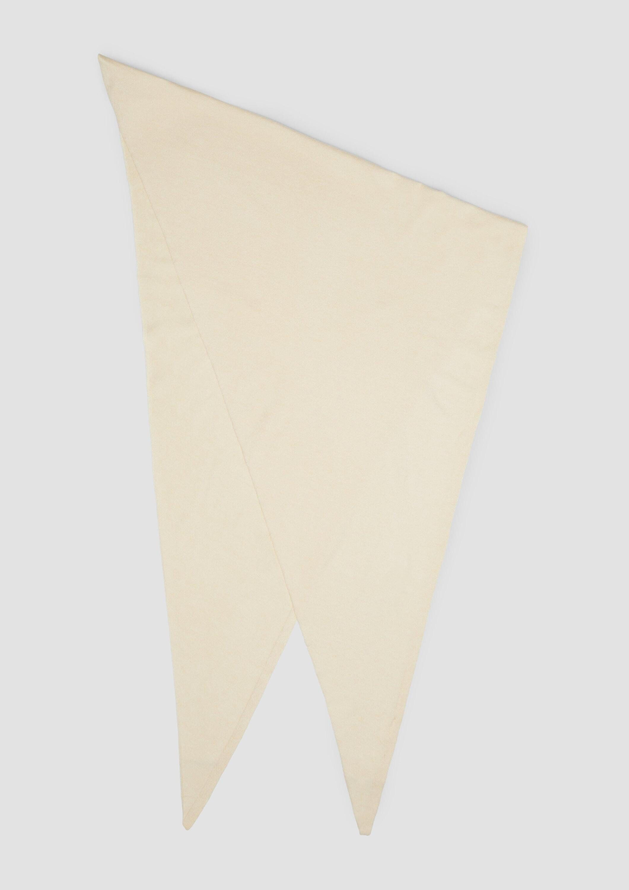 s.Oliver Schal Schal, Feinstrick Dreieckstuch mit gebürsteter Oberfläche