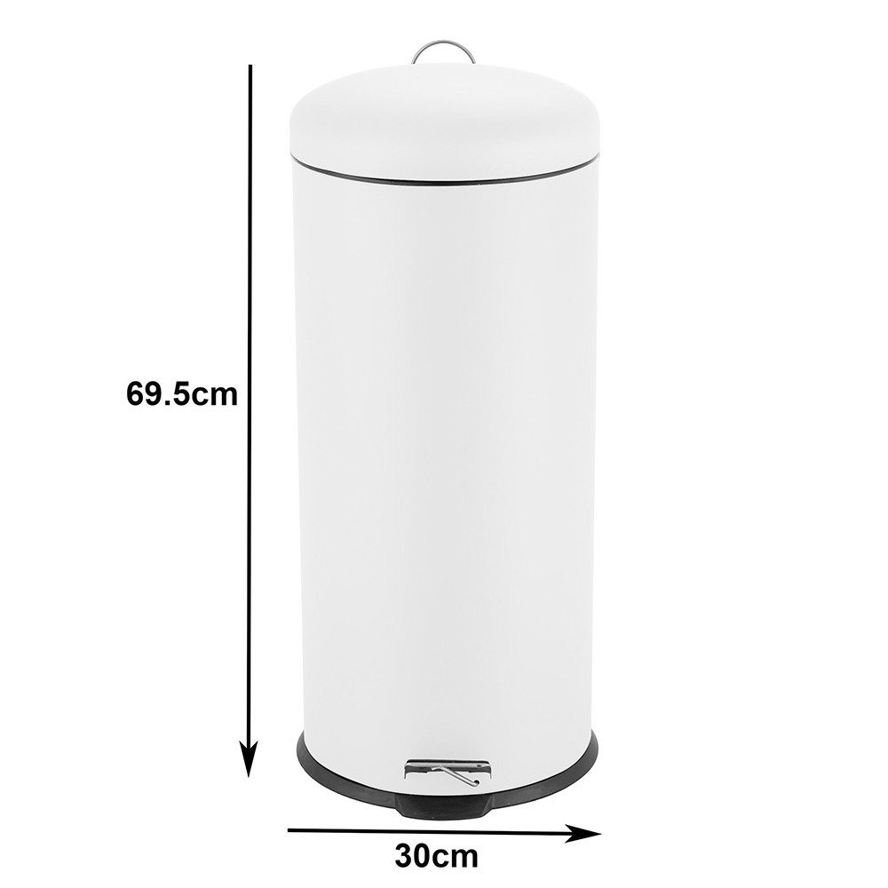 Ribelli Mülltrennsystem Mülleimer, 30 L, weiß, Ø 30 x 69,5 cm