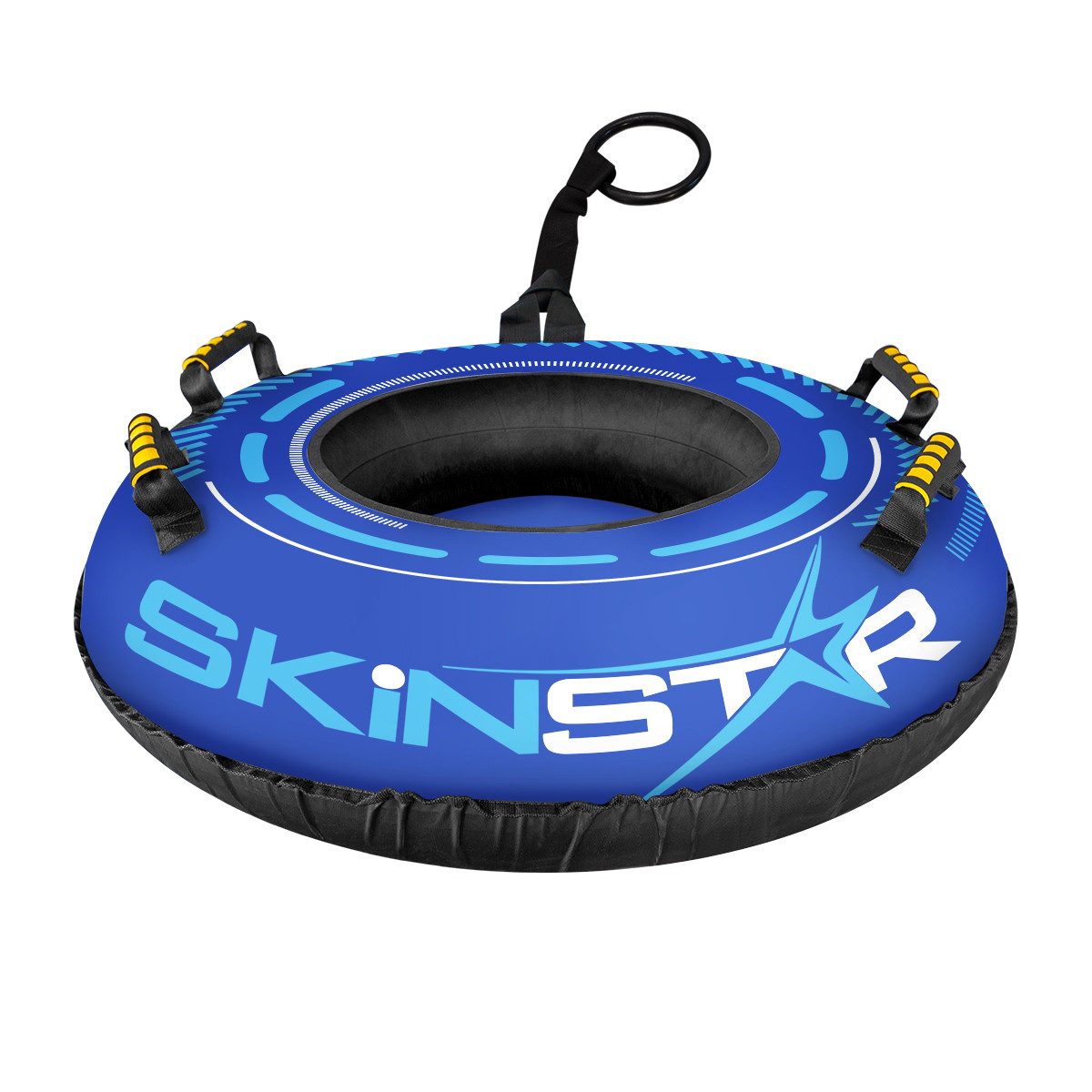 SkinStar Schlitten SkinStar CROSS Snowtube Ø100cm Rodel Schneereifen Rutschreifen