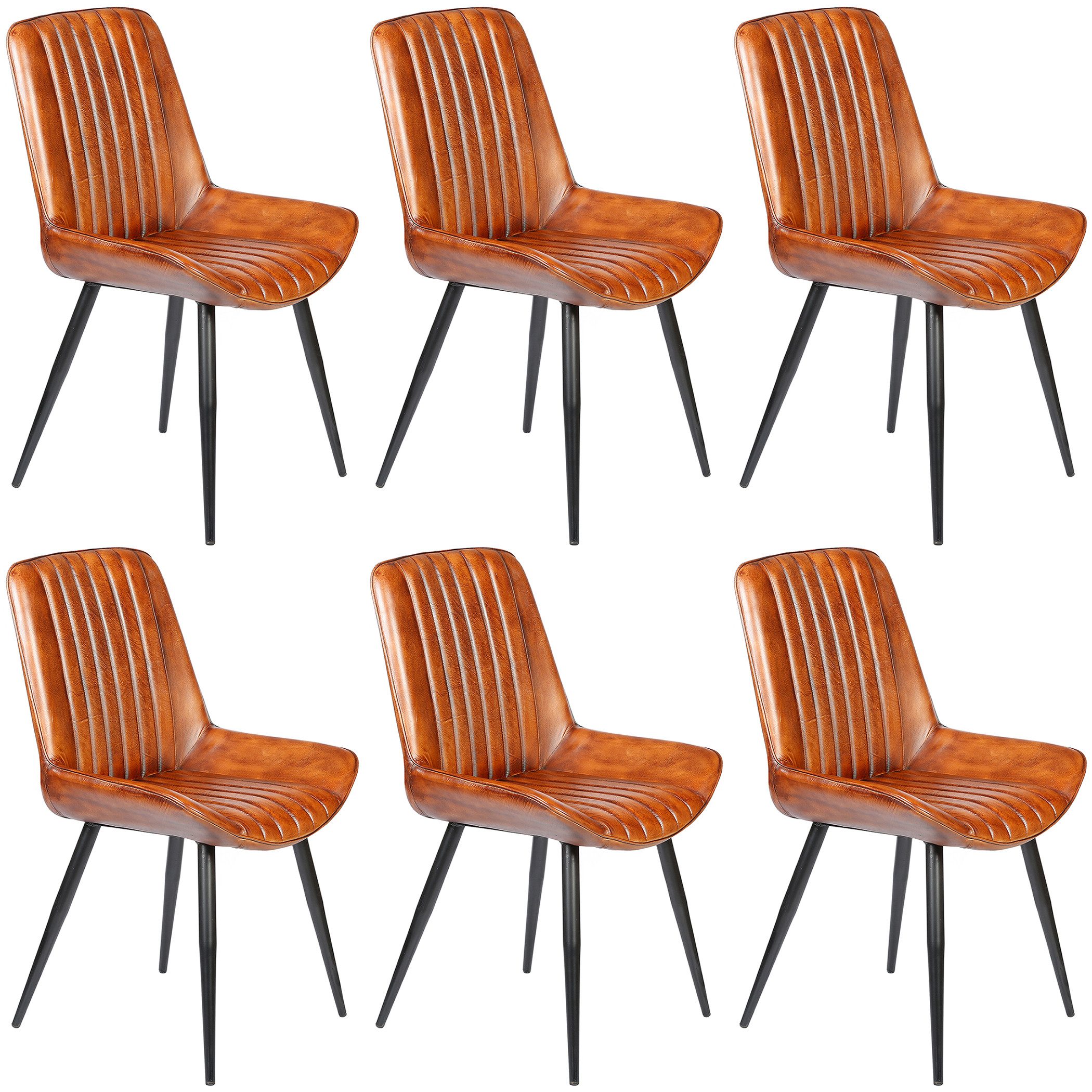 Casa Moro Polsterstuhl Stuhl Esszimmer Leder günstig online kaufen