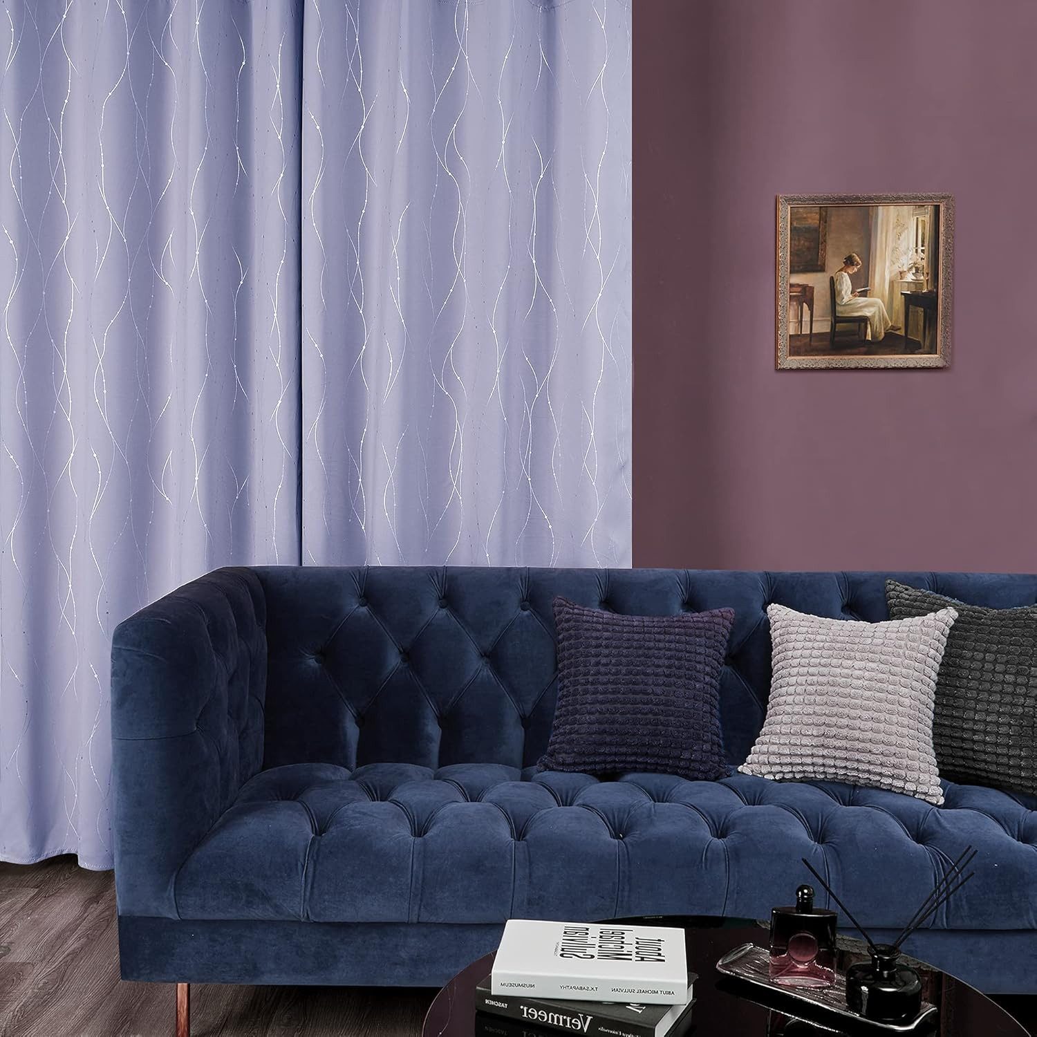 Deconovo Verdunkelungsvorhang mit Ösen Blickdichter Vorhang Verdunkelung fü günstig online kaufen