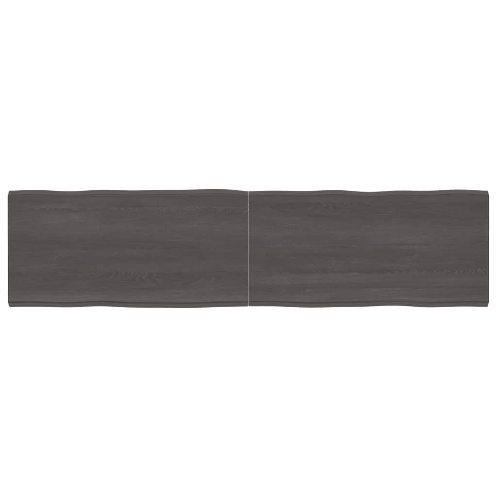 St) Tischplatte cm (1 Massivholz 200x50x(2-6) furnicato Behandelt Baumkante
