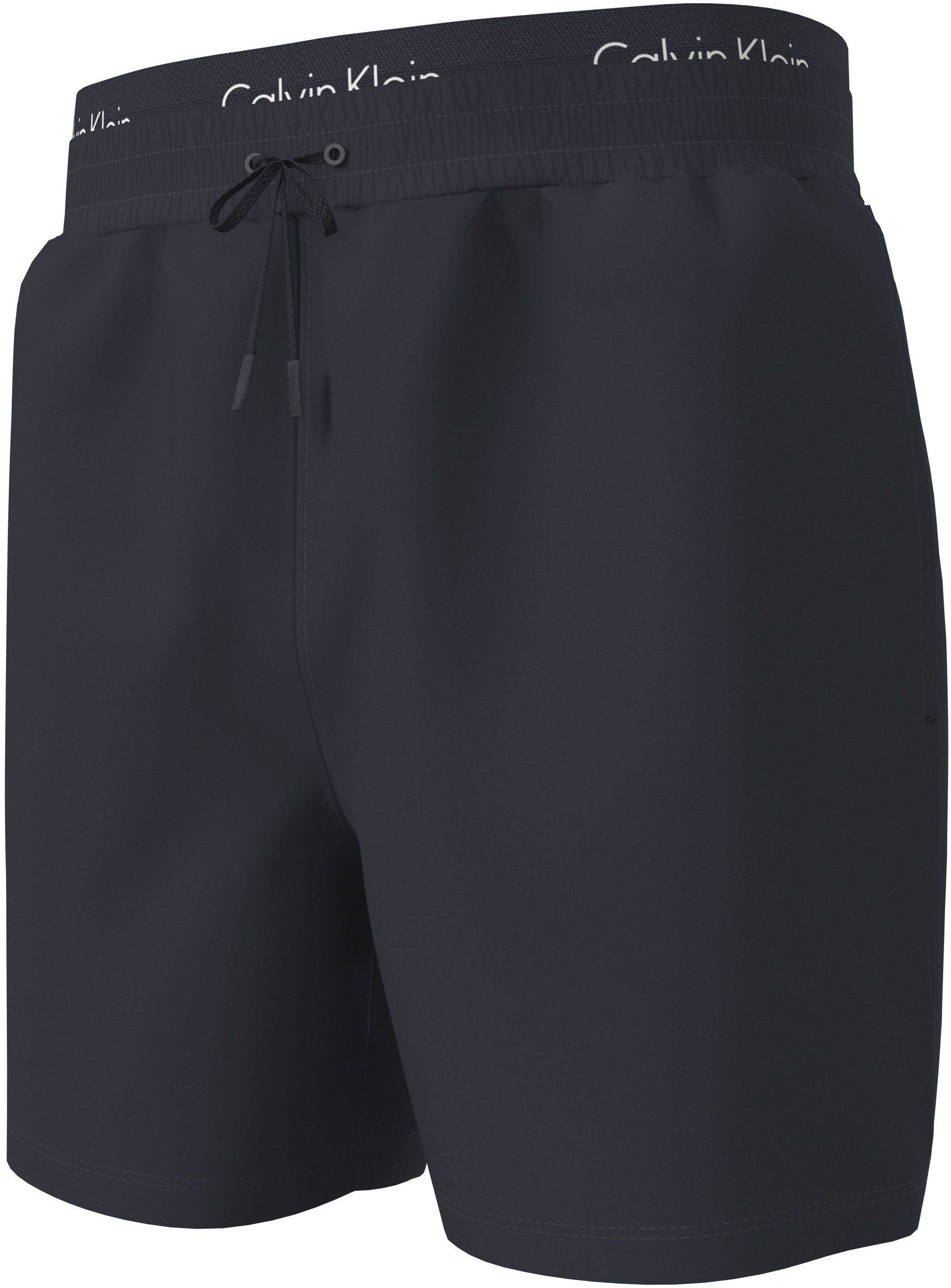 Calvin Klein Swimwear Badeshorts Körpernahe Passform mit elastischem Bund