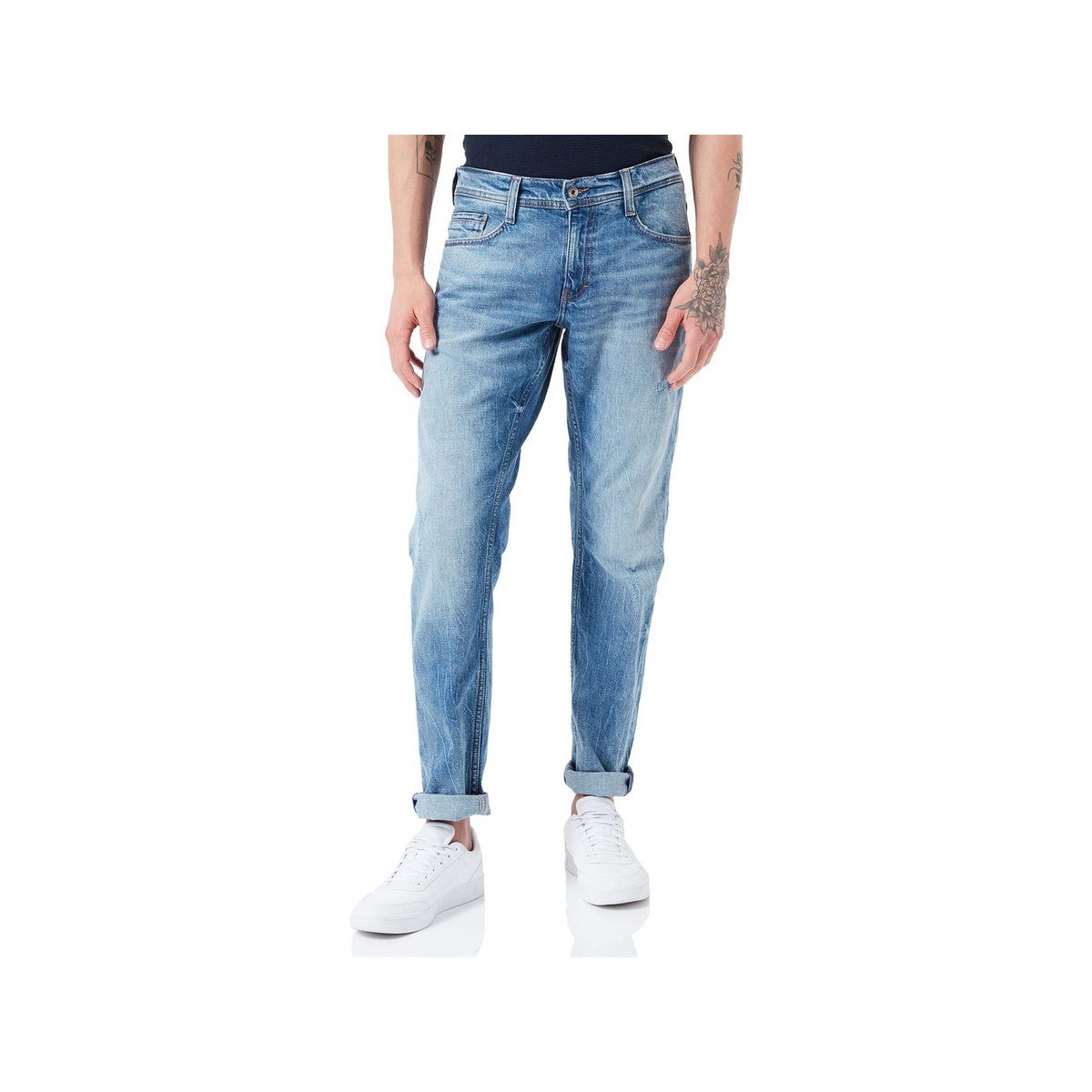 MUSTANG 5-Pocket-Jeans blau (1-tlg)