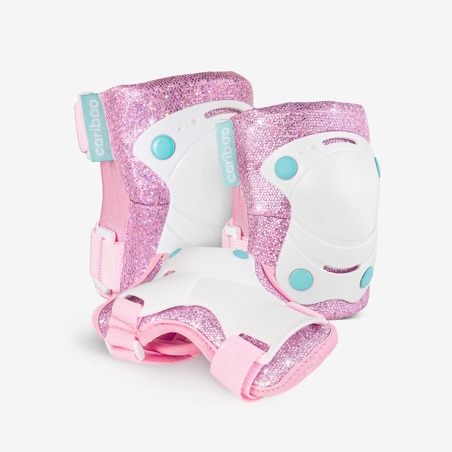 Cariboo Protektoren-Set Kinder-Protektorenset CARIBOO BALLERINA 3x2 Glitzer