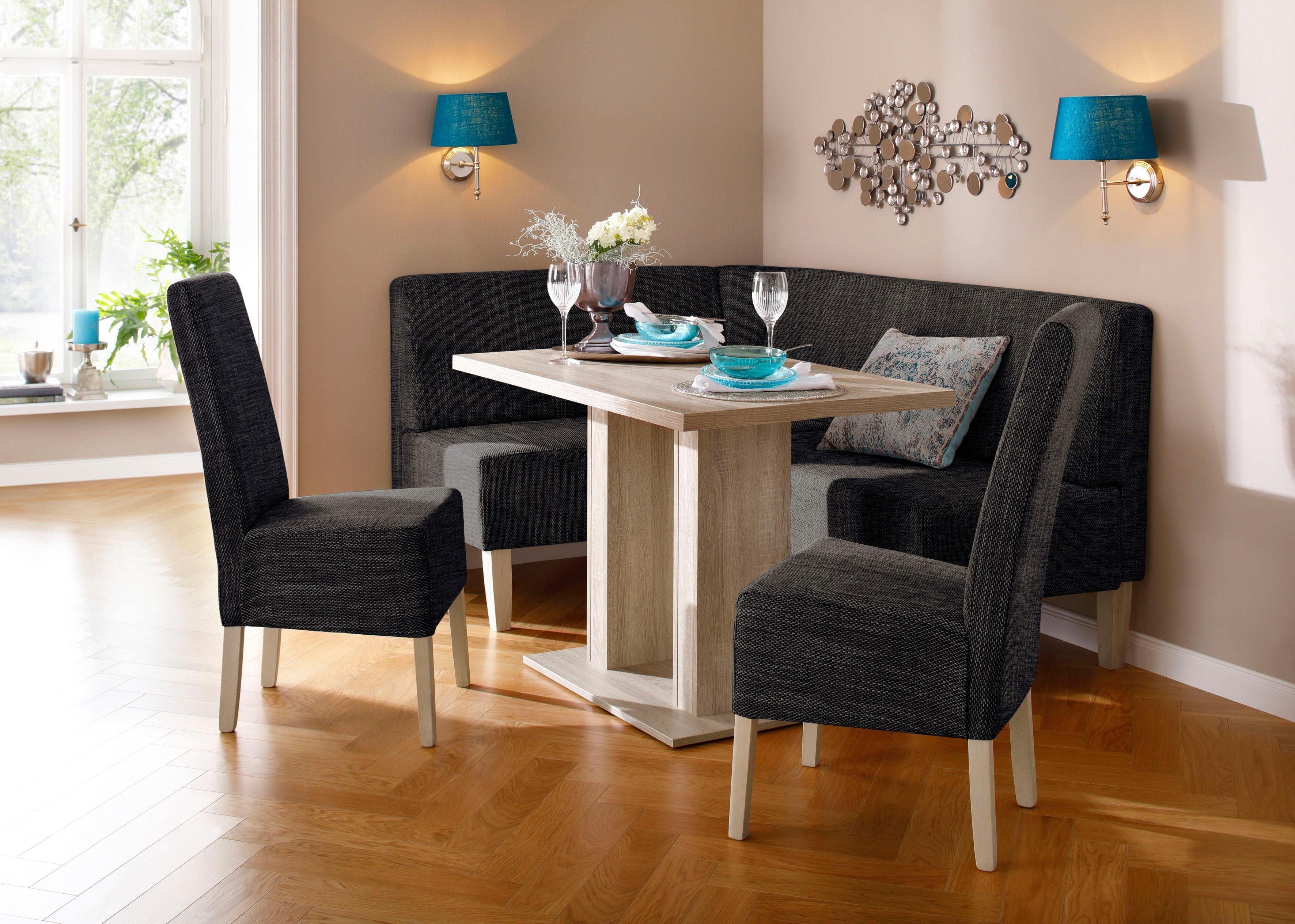 Home affaire Eckbankgruppe Hellen, (Set, 4-tlg), im rustikalen Landhausstil