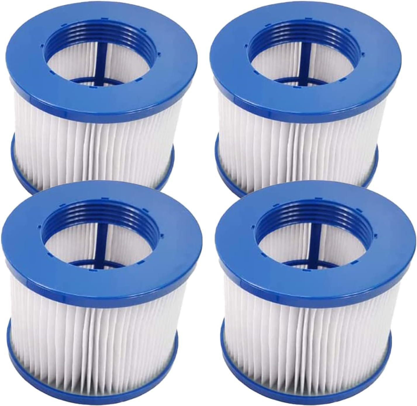 FELIXLEO Pool-Filterkartusche Spa Filterkartusche Whirlpool Filter mit Gewinde 4 Stück