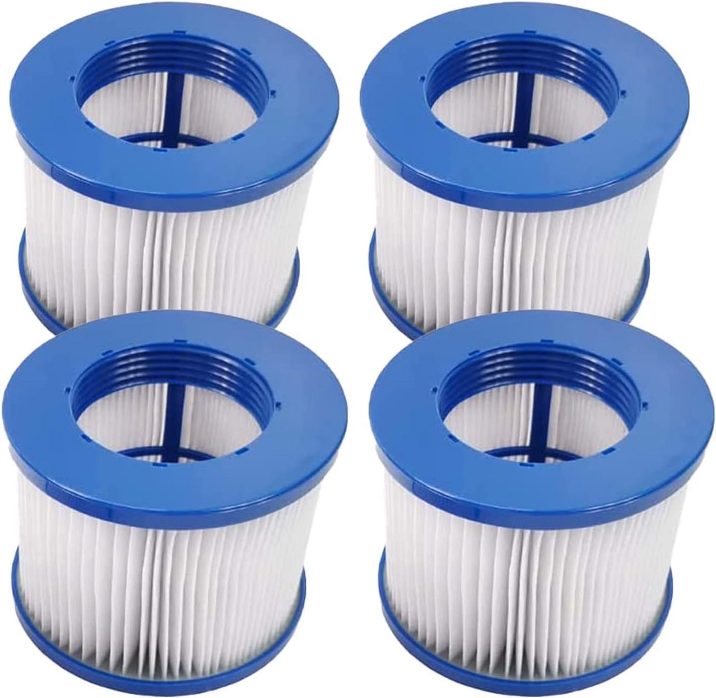 FELIXLEO Pool-Filterkartusche Spa Filterkartusche Whirlpool Filter mit Gewinde 4 Stück