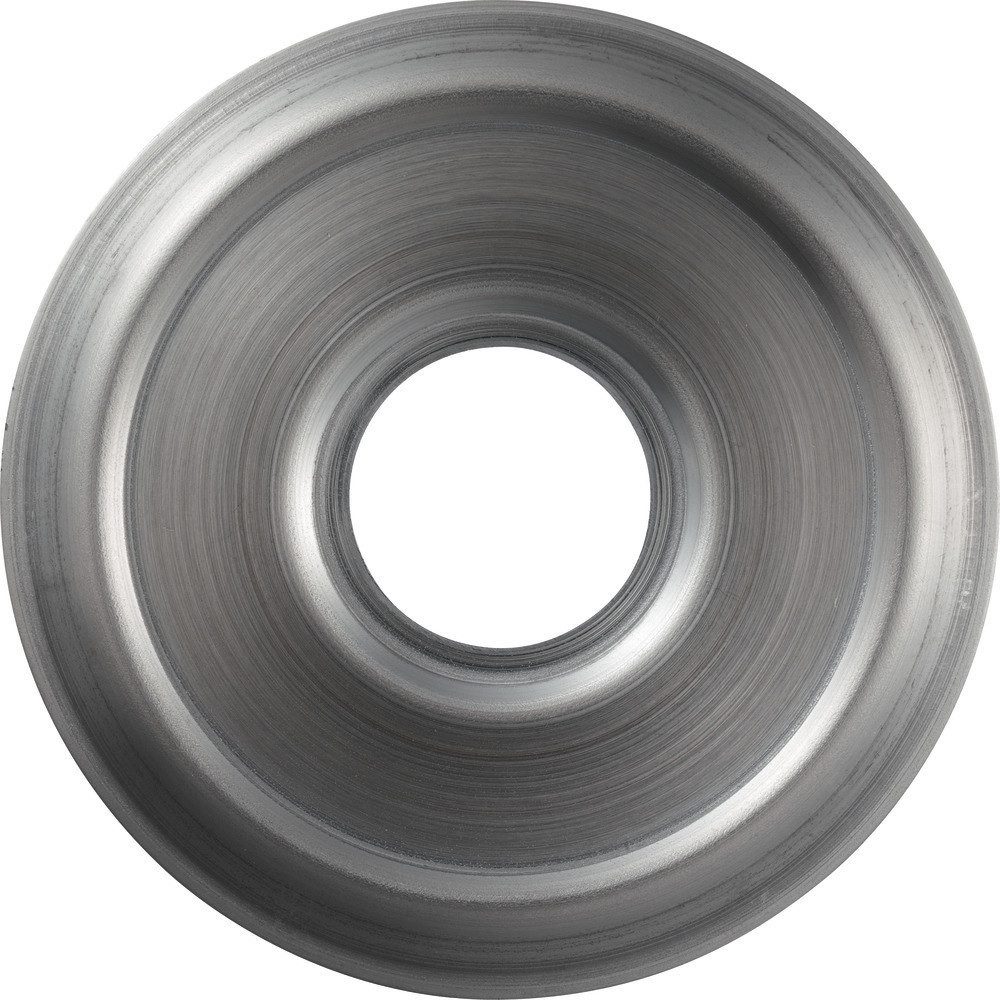 ABUS Türbeschlag Abdeckrosette für Türspion – Ø 50 mm – silber – Metall (Set aus 2 Stück), für Wohnungseingangstüren