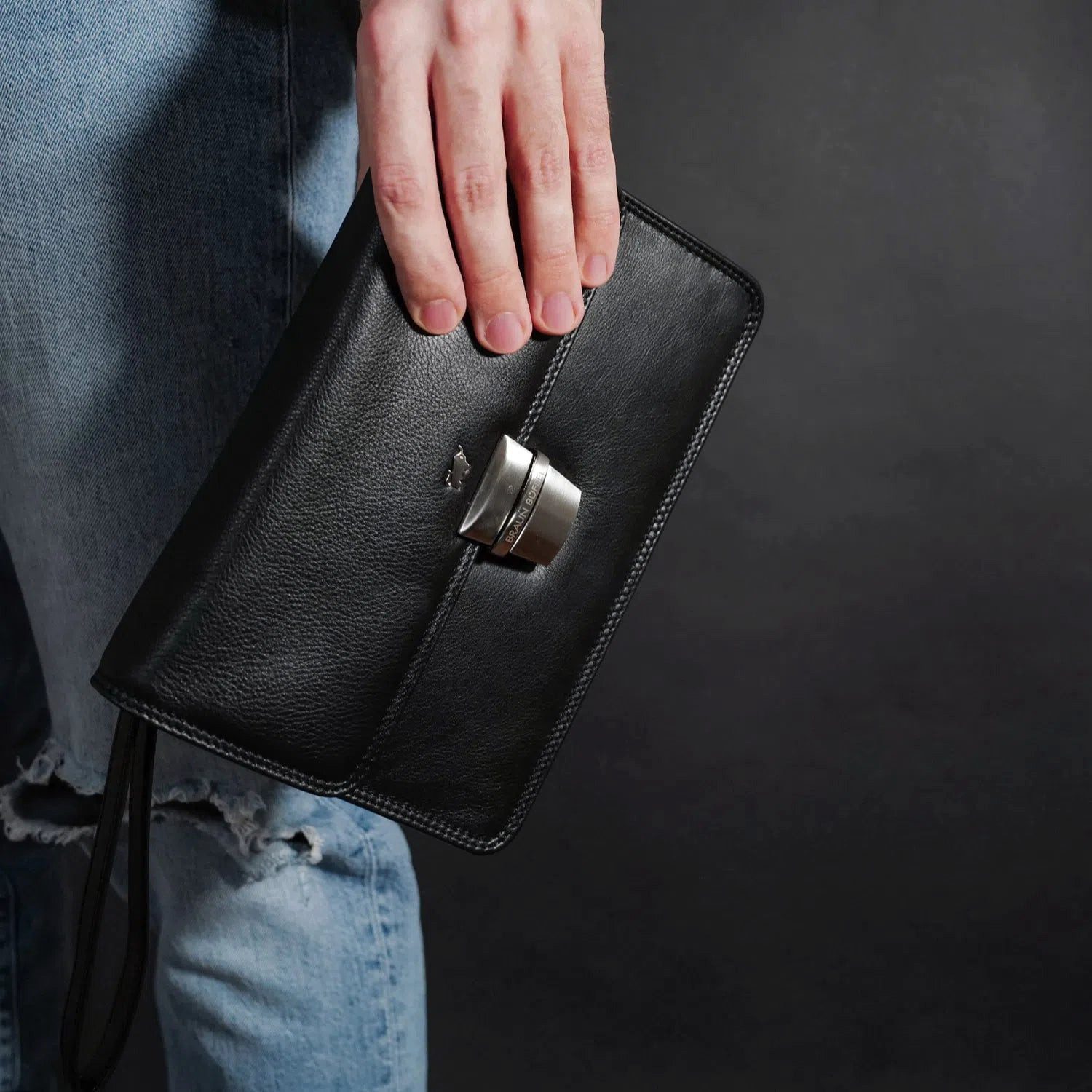 Braun Büffel Handtasche GOLF Herren Handgelenktasche günstig online kaufen